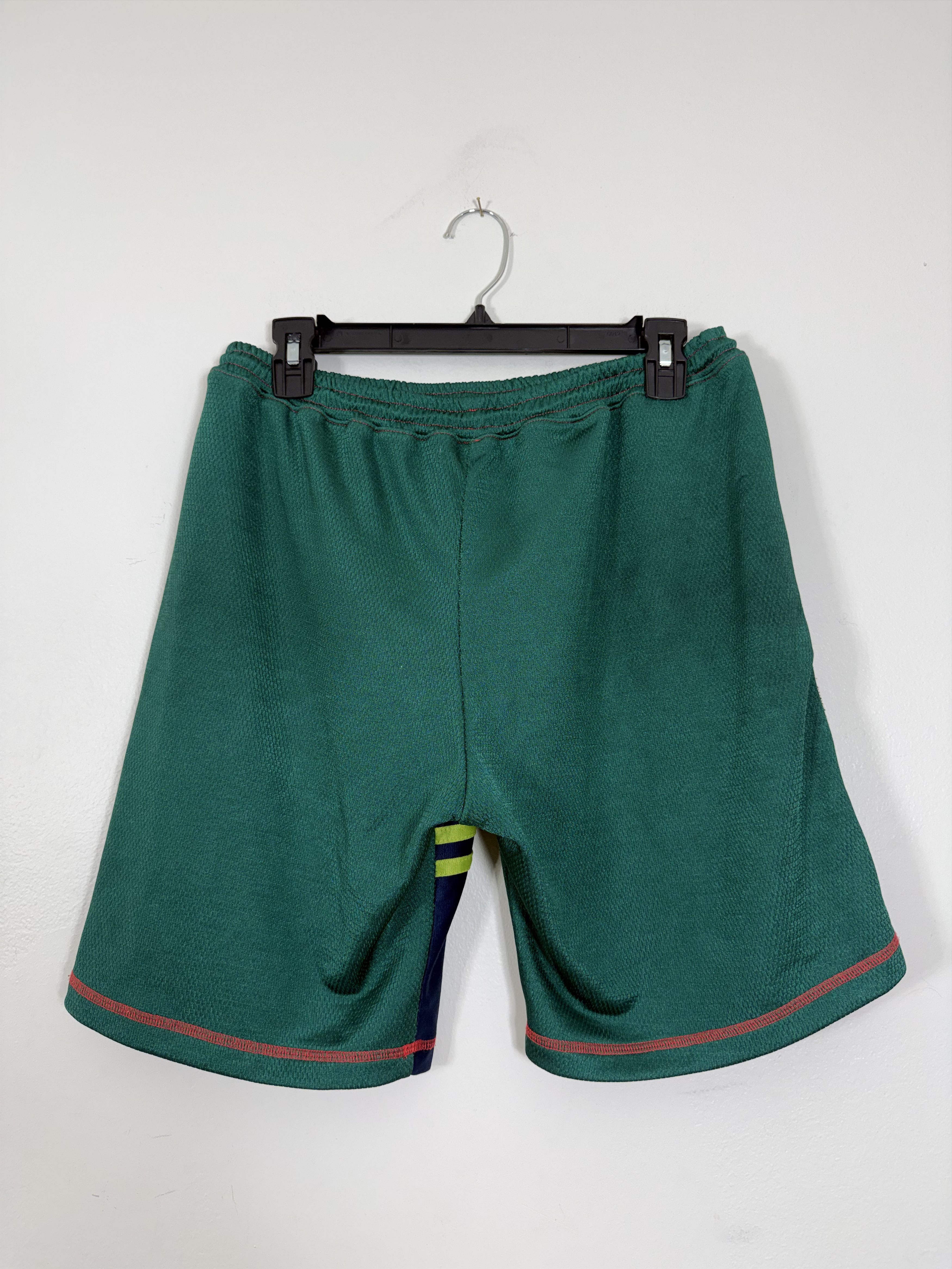 Ahluwalia Green Multicolor Basketball Shorts Size US 30 / EU 46 - 3 Thumbnail