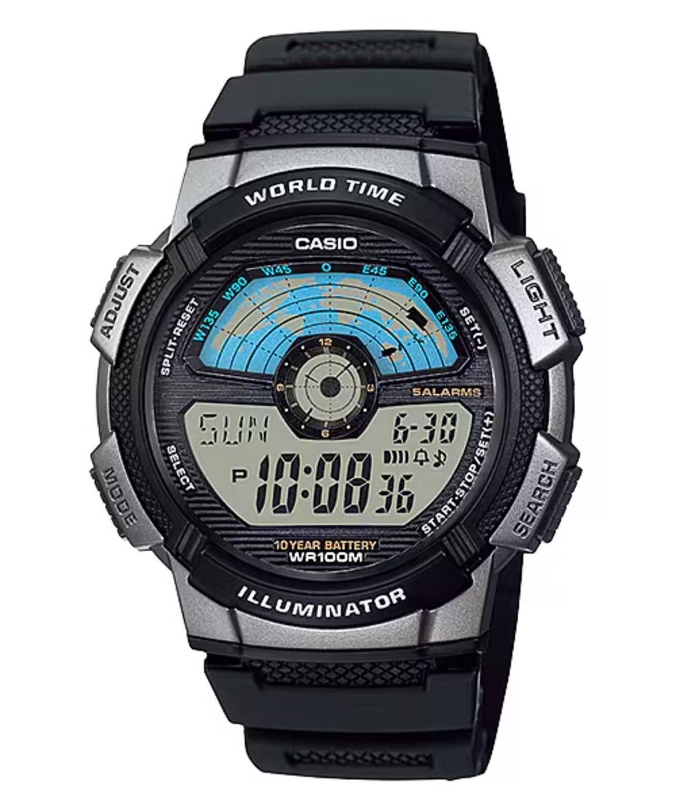 Casio Men's World Time Watch BÐ AE-1100W-1AV