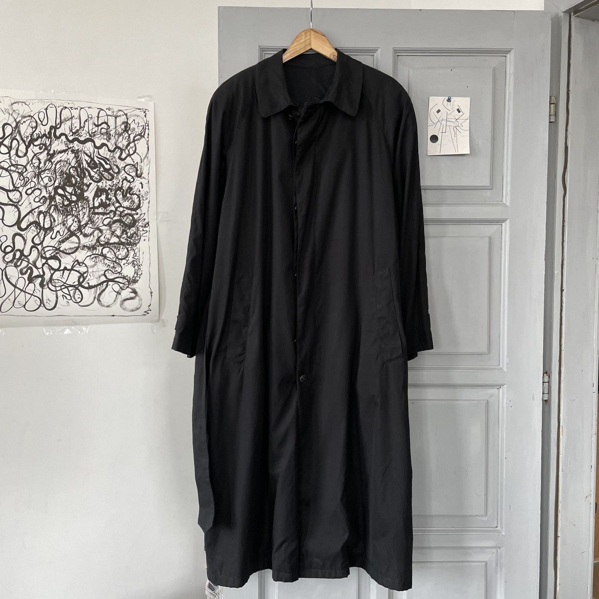Vintage Vintage Avantgarde Trench Coat Colour Black Y2K Size US L / EU 52-54 / 3 - 3 Thumbnail