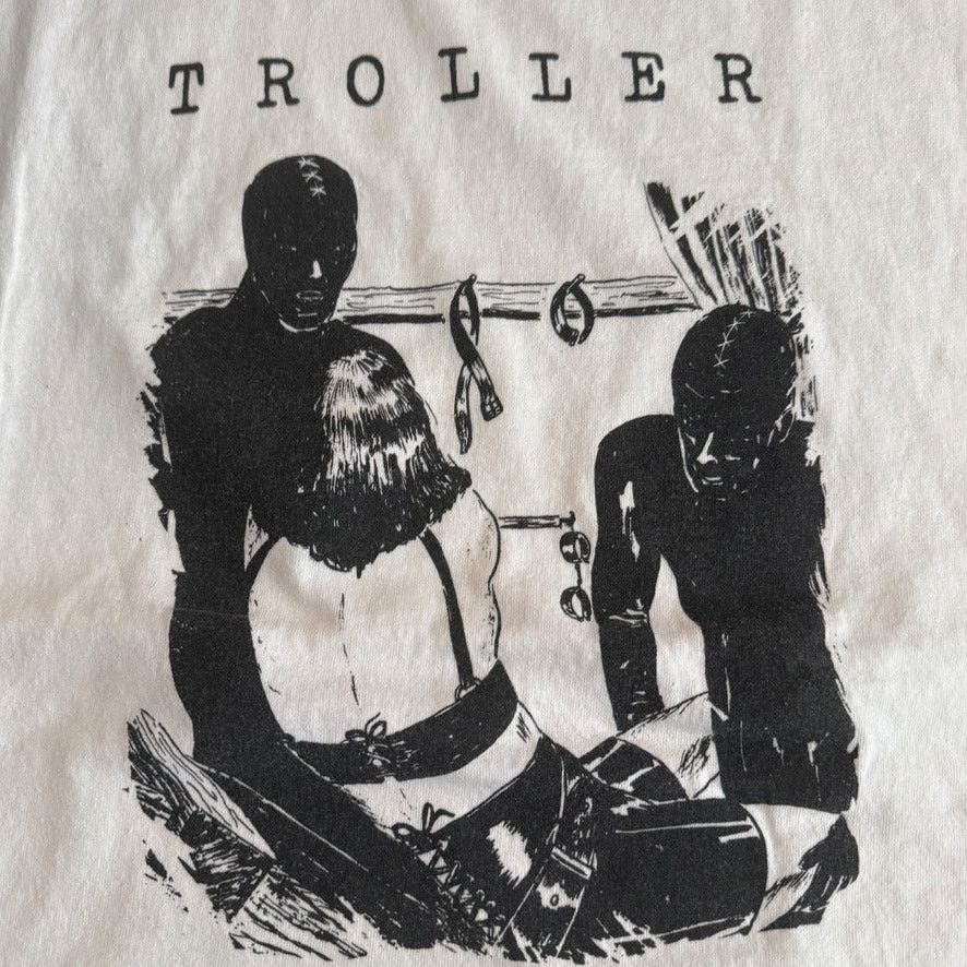 Gildan Troller Band White T-Shirt Size XXL Darkwave Size US XXL / EU 58 / 5 - 2 Thumbnail