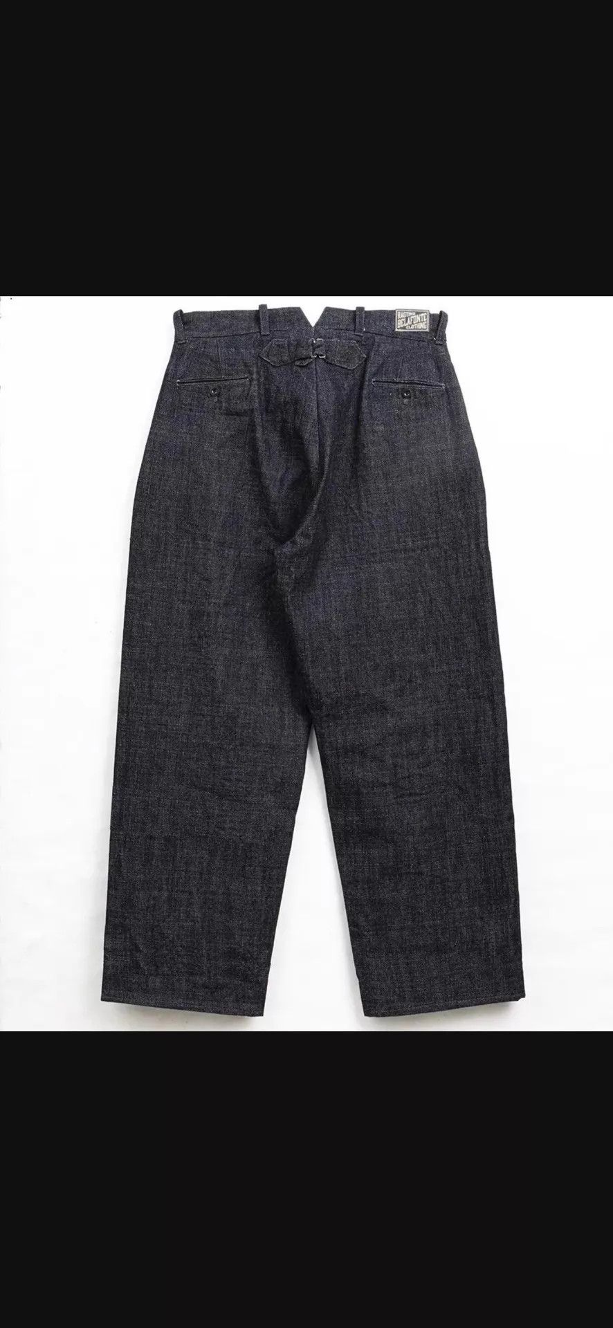 Other RAGTIME HI BACK TROUSERS BUCKLE BACK DENIM Men's Vtg S Size US 30 / EU 46 - 3 Thumbnail