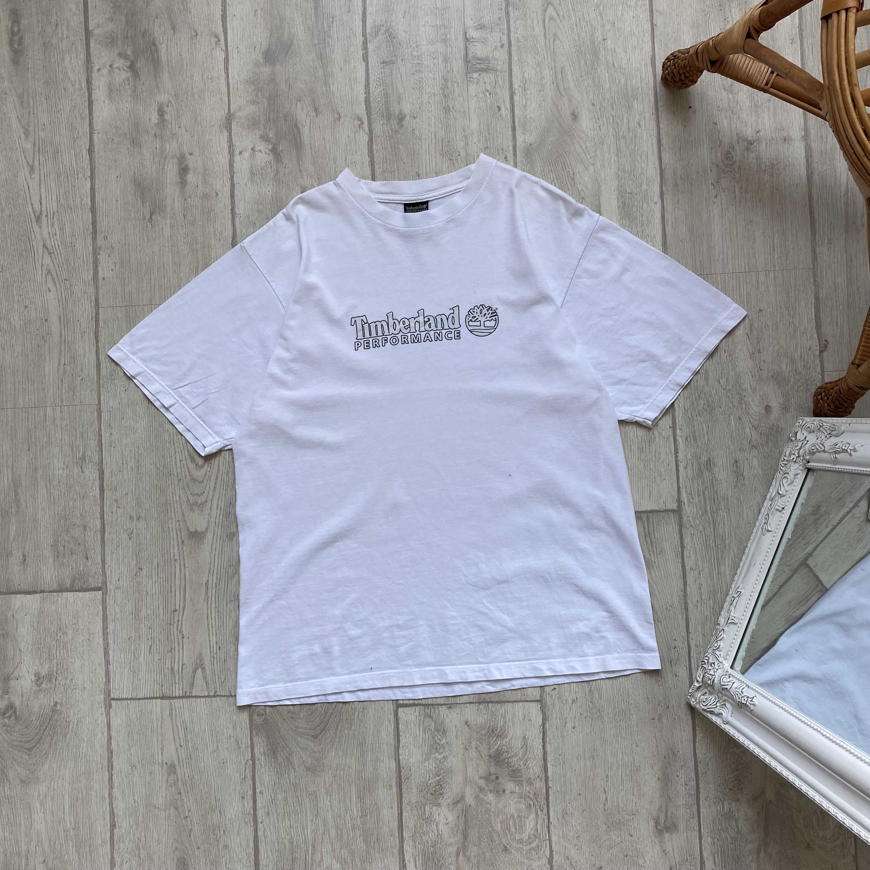 Timberland Vintage 80-90s Timberland USA tee Big logo Y2K Size US M / EU 48-50 / 2 - 1 Thumbnail