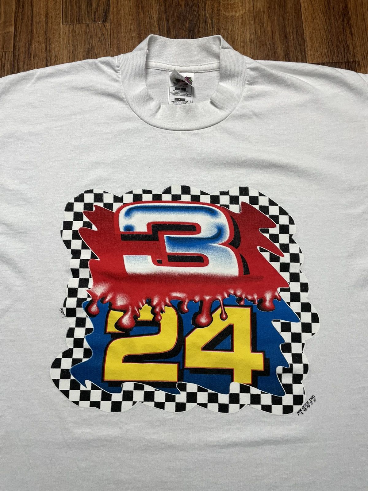 NASCAR Vintage Racing Shirt White M Dale Jeff Gordon 1997 Nascar Size US M / EU 48-50 / 2 - 3 Thumbnail