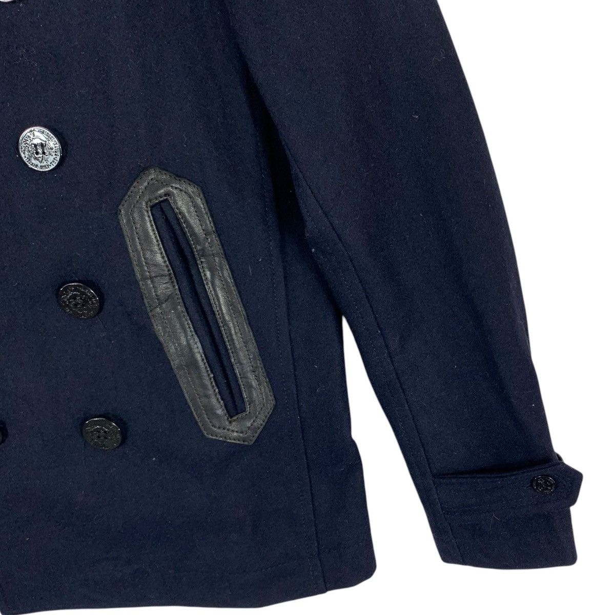 Diesel × Diesel Black Gold × Vintage VINTAGE DIESEL DOUBLE BREASTED WOOL COAT Size US L / EU 52-54 / 3 - 11 Thumbnail