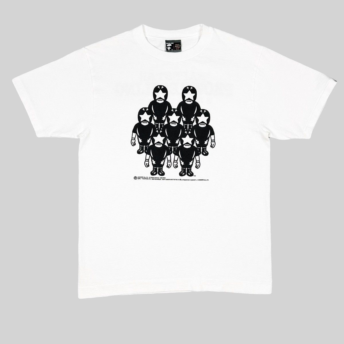 Bape Bape Pro Wrestling The Ape Men Tee Size US M / EU 48-50 / 2 - 1 Thumbnail