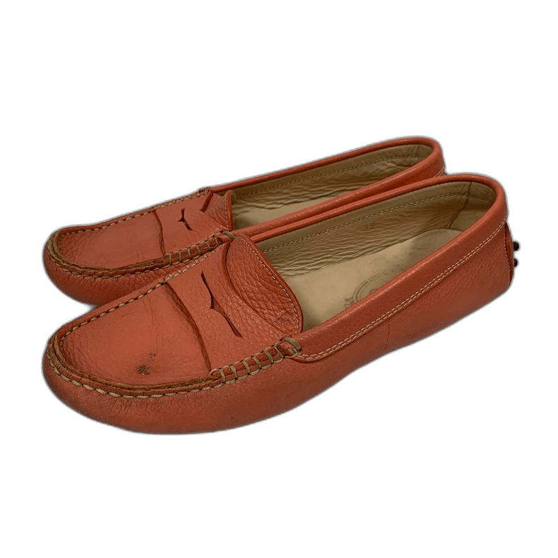 Tod's Orange Tod's Moccasin Shoes Size 38 Size US 7 / IT 37 - 1 Thumbnail
