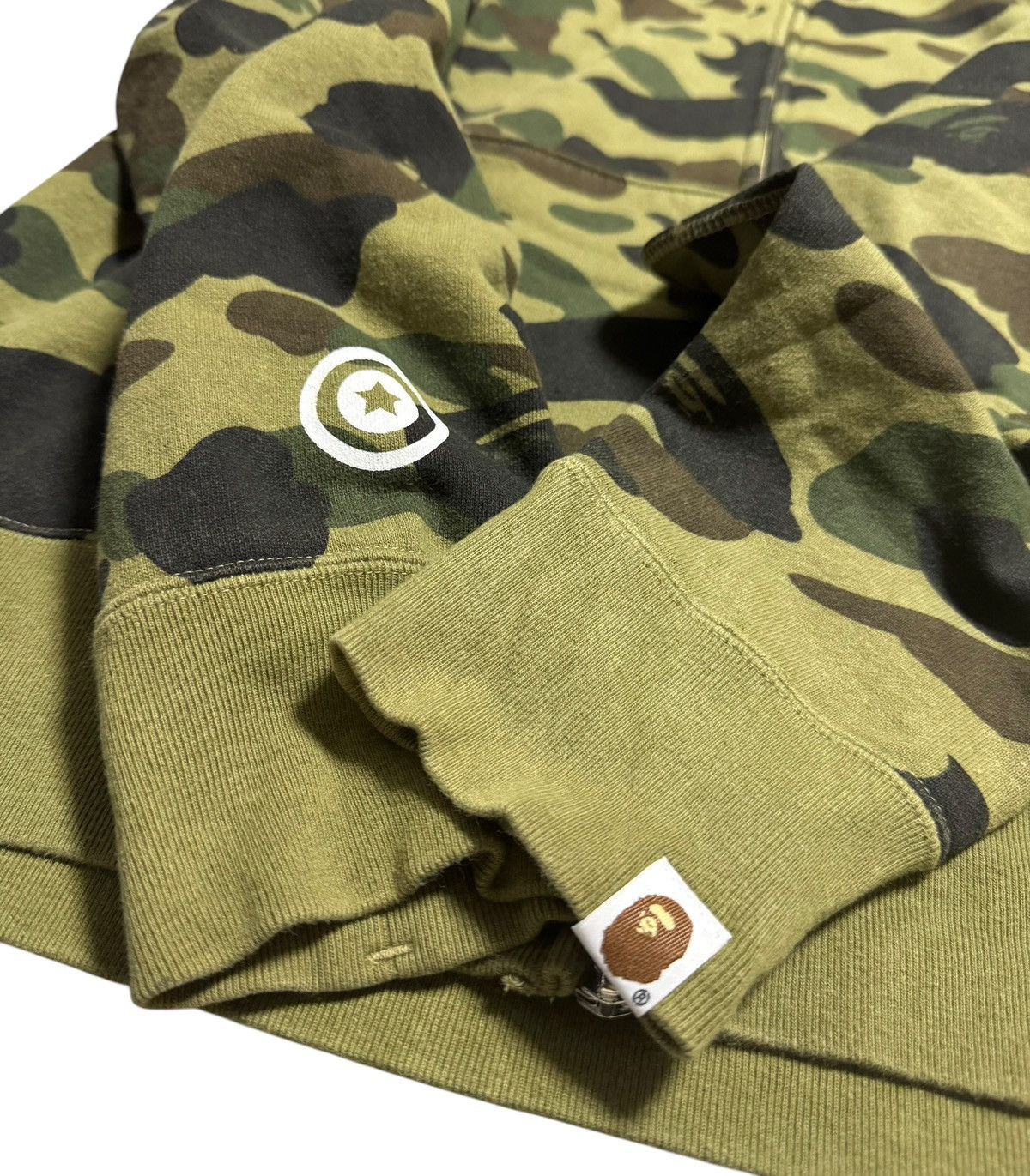 Bape BAPE Shark Full Zip Hoodie Green camo Size US M / EU 48-50 / 2 - 5 Thumbnail