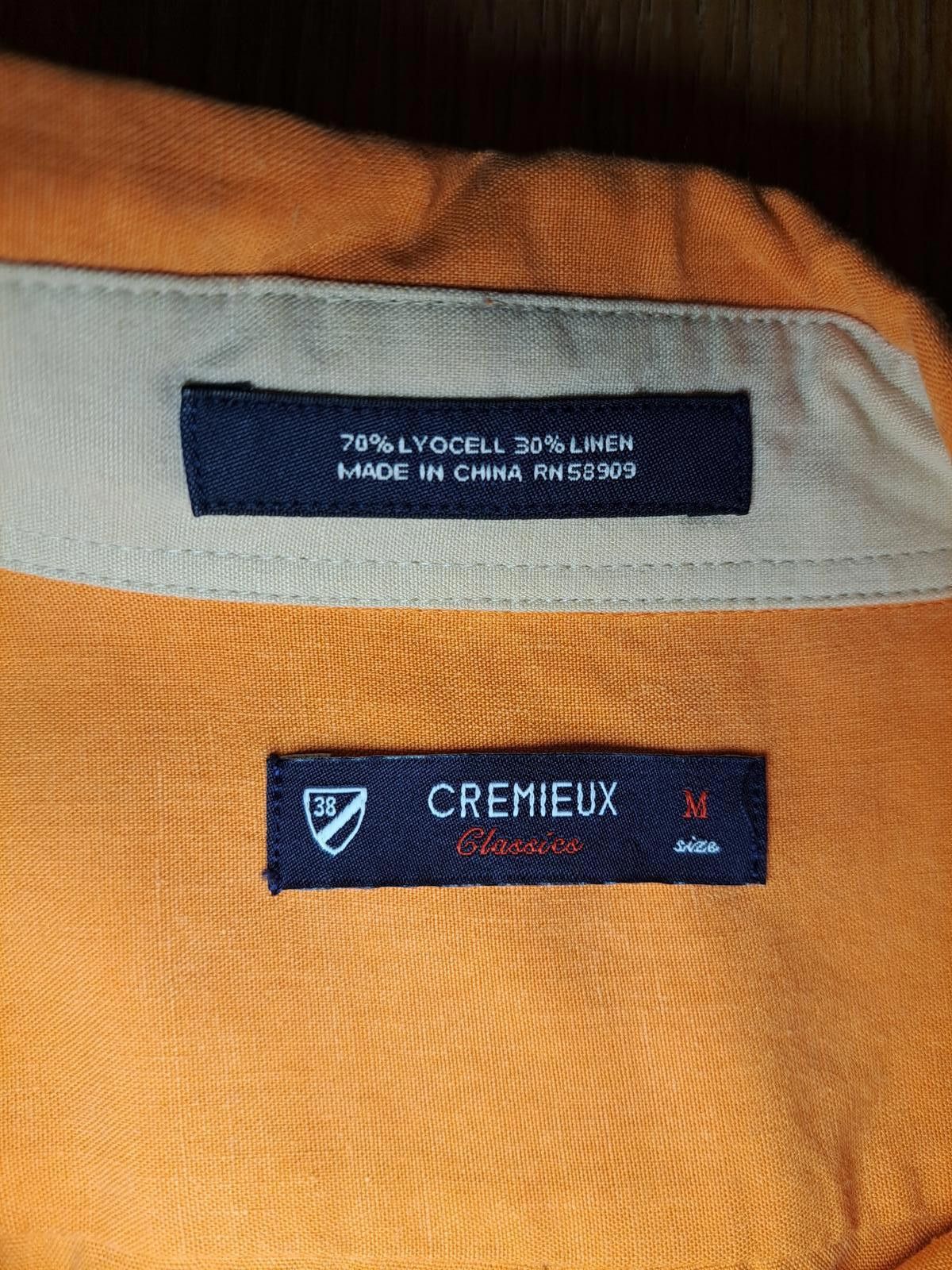 Daniel Cremieux Daniel Cremieux Button Up Shirt Medium Orange Linen Blend Size US M / EU 48-50 / 2 - 2 Thumbnail