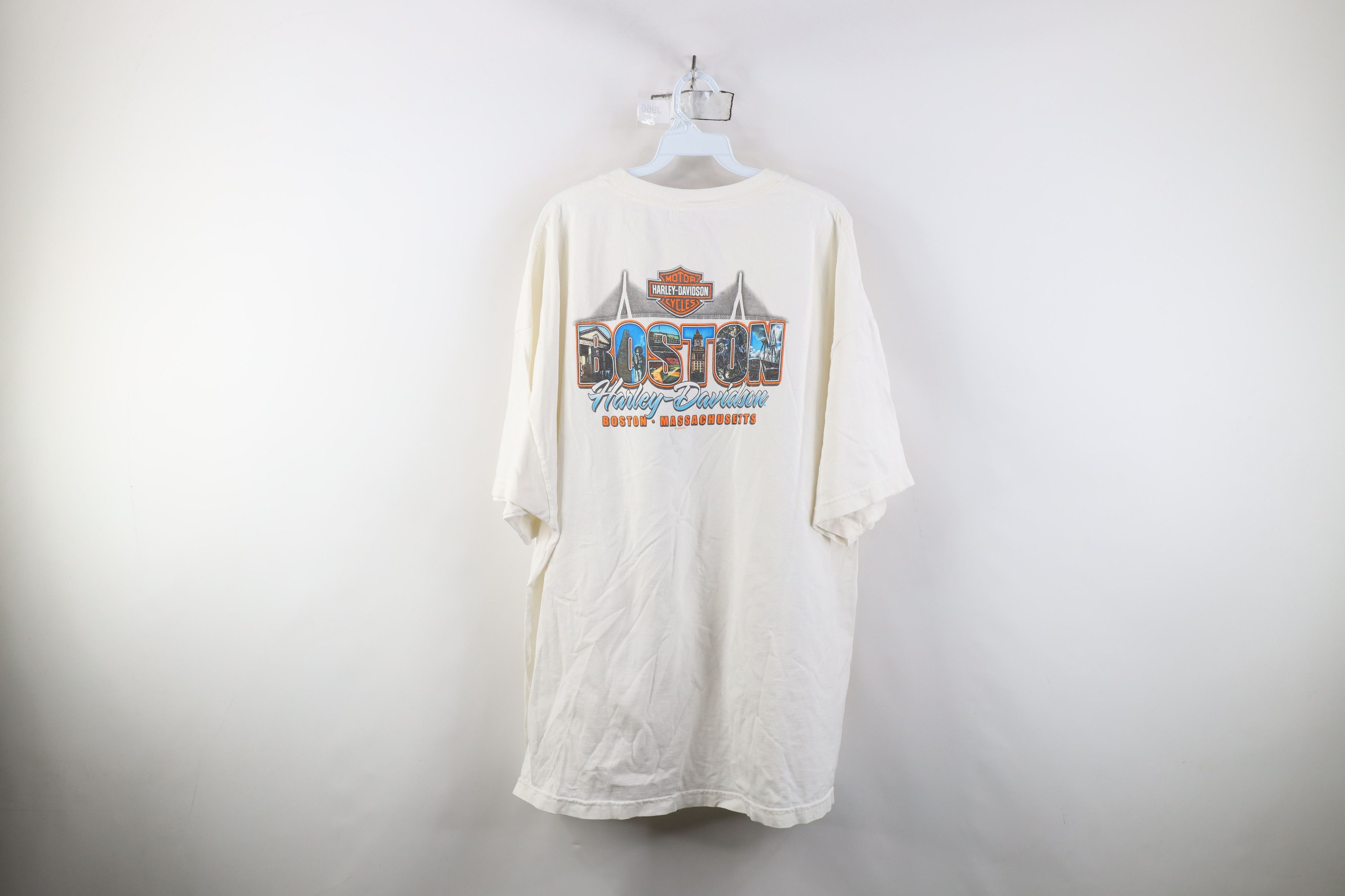 Harley Davidson Vintage Y2K Harley Davidson Big Boston Short Sleeve T-Shirt Size US XXL / EU 58 / 5 - 12 Thumbnail