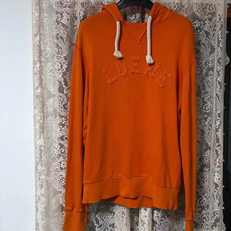 Loewe Loewe Orange Cotton Men's Hoodie 0089 Size US S / EU 44-46 / 1 - 1 Thumbnail