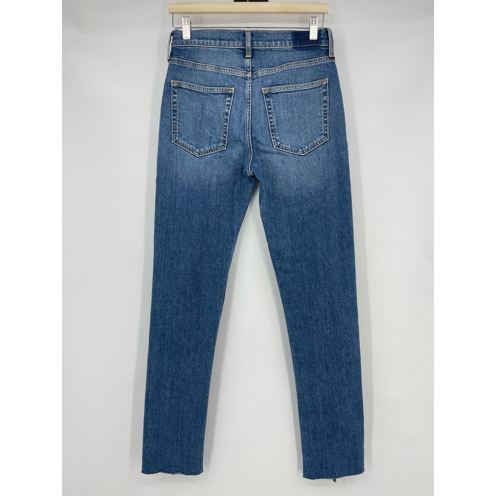 ETICA Etica | Twisted Seam Slim Split Hem Jeans Riverside Wash 26 Size 26" / US 2 / IT 38 - 3 Thumbnail
