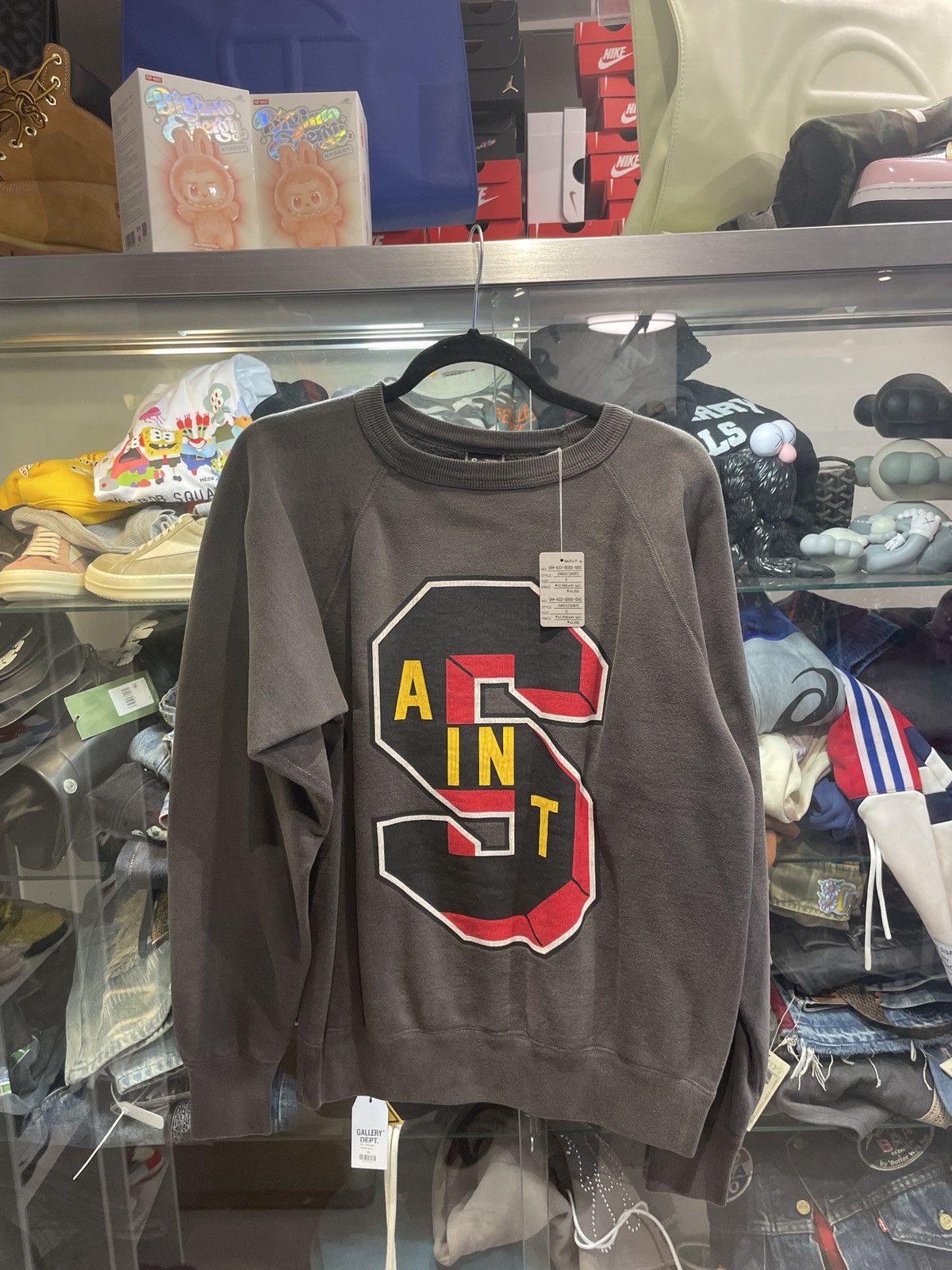 DENIM TEARS × Saint Michael Saint Michael Denim Tears ST Crewneck Size US S / EU 44-46 / 1 - 1 Thumbnail