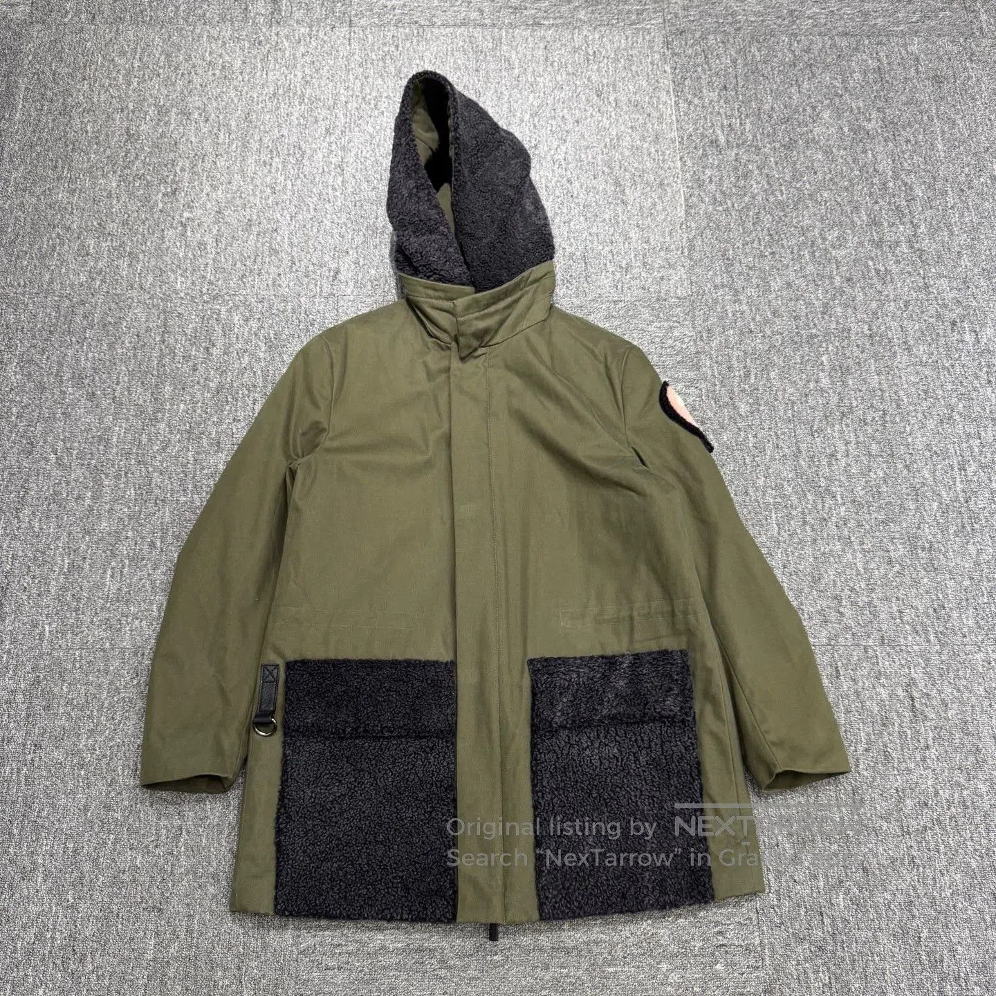Fendi Green Parka with Hood and Sherpa Pockets. Size US S / EU 44-46 / 1 - 1 Thumbnail