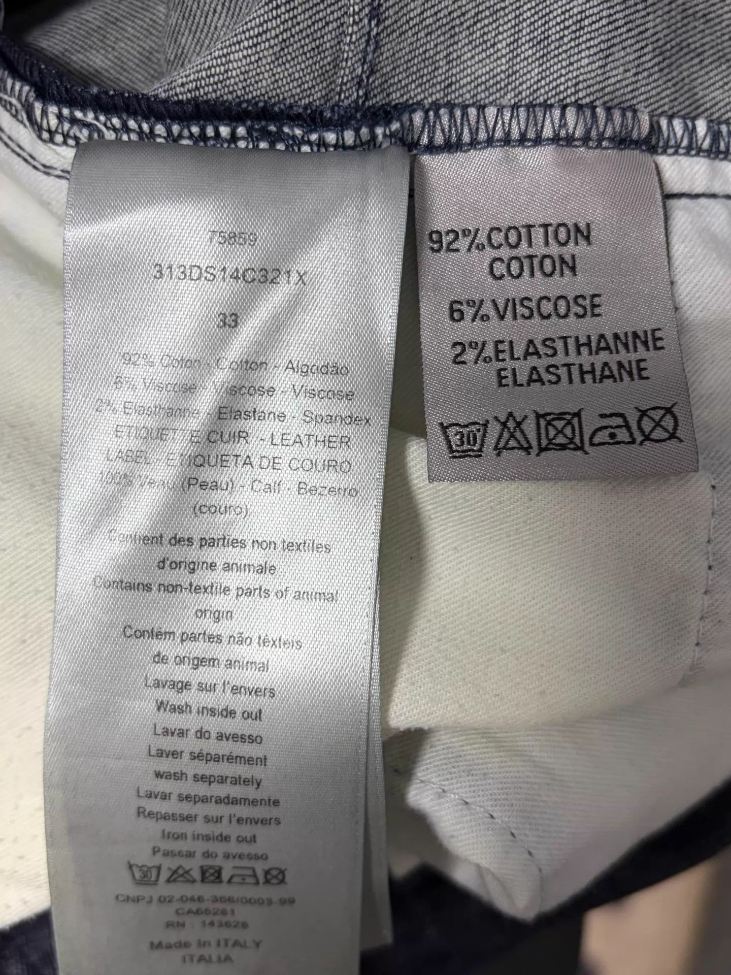 Dior Dior 33 All Over Print Jeans Size US 33 - 5 Thumbnail