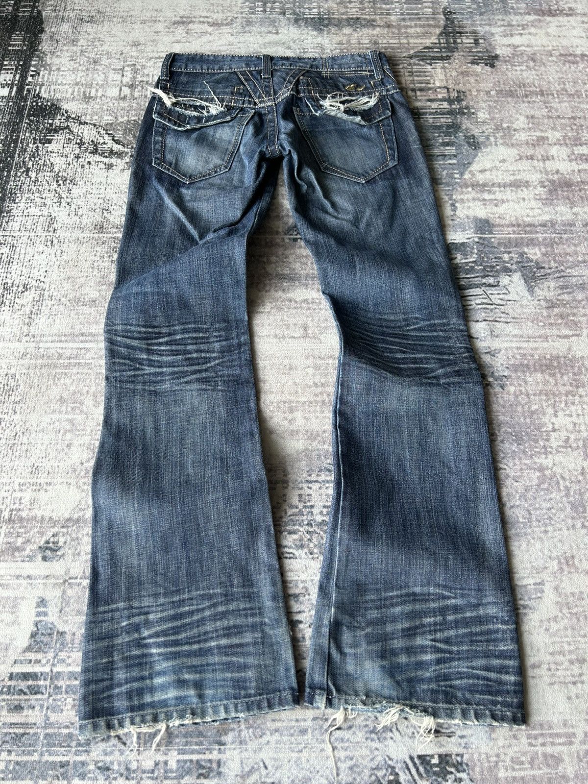 Marithe + Francois Girbaud Marithe Francois Girbaud Flared Jeans Size US 29 - 2 Thumbnail