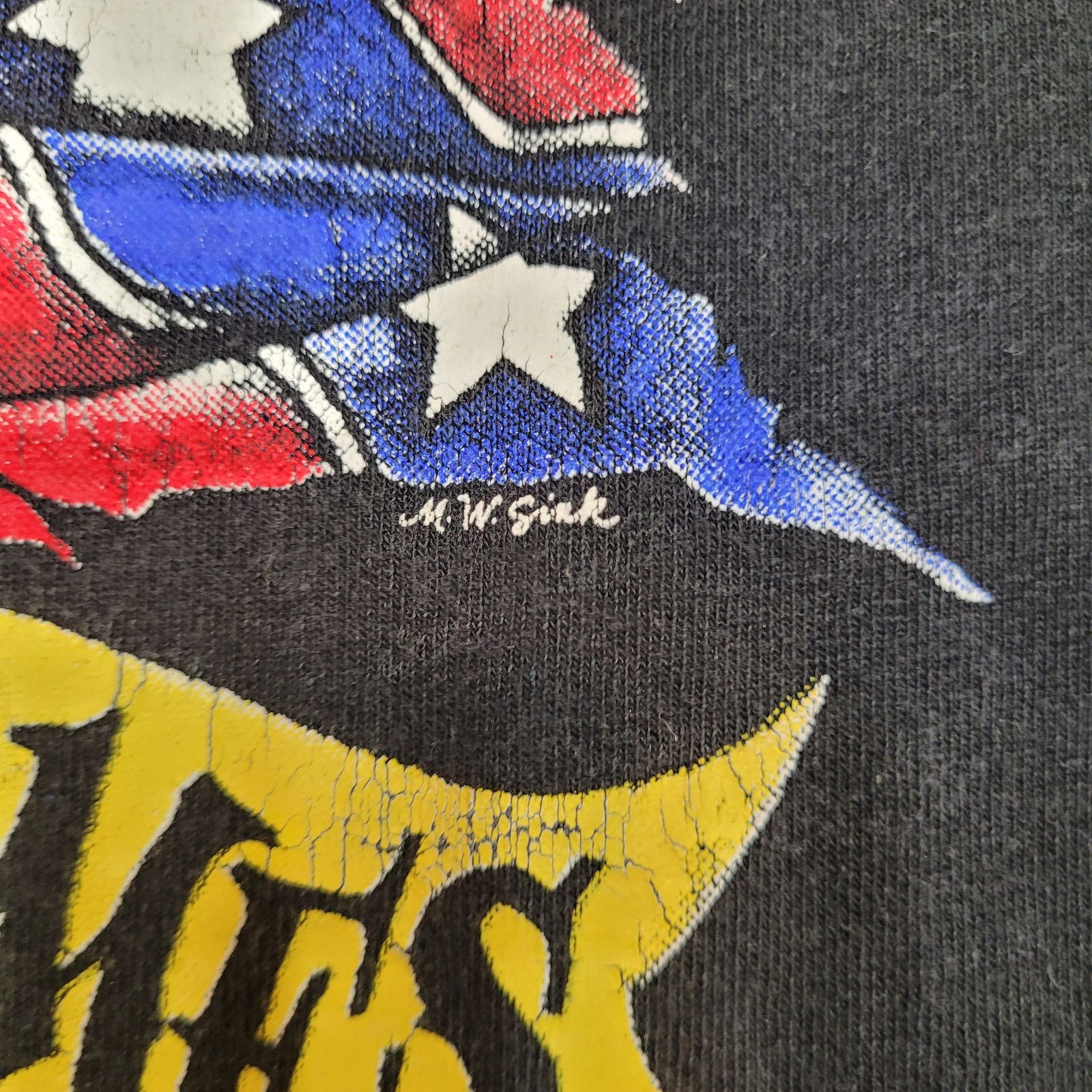 Starter VTG 90s Kickin Ass Bulldog Southern Bikers T-Shirt M USA Size US M / EU 48-50 / 2 - 4 Thumbnail