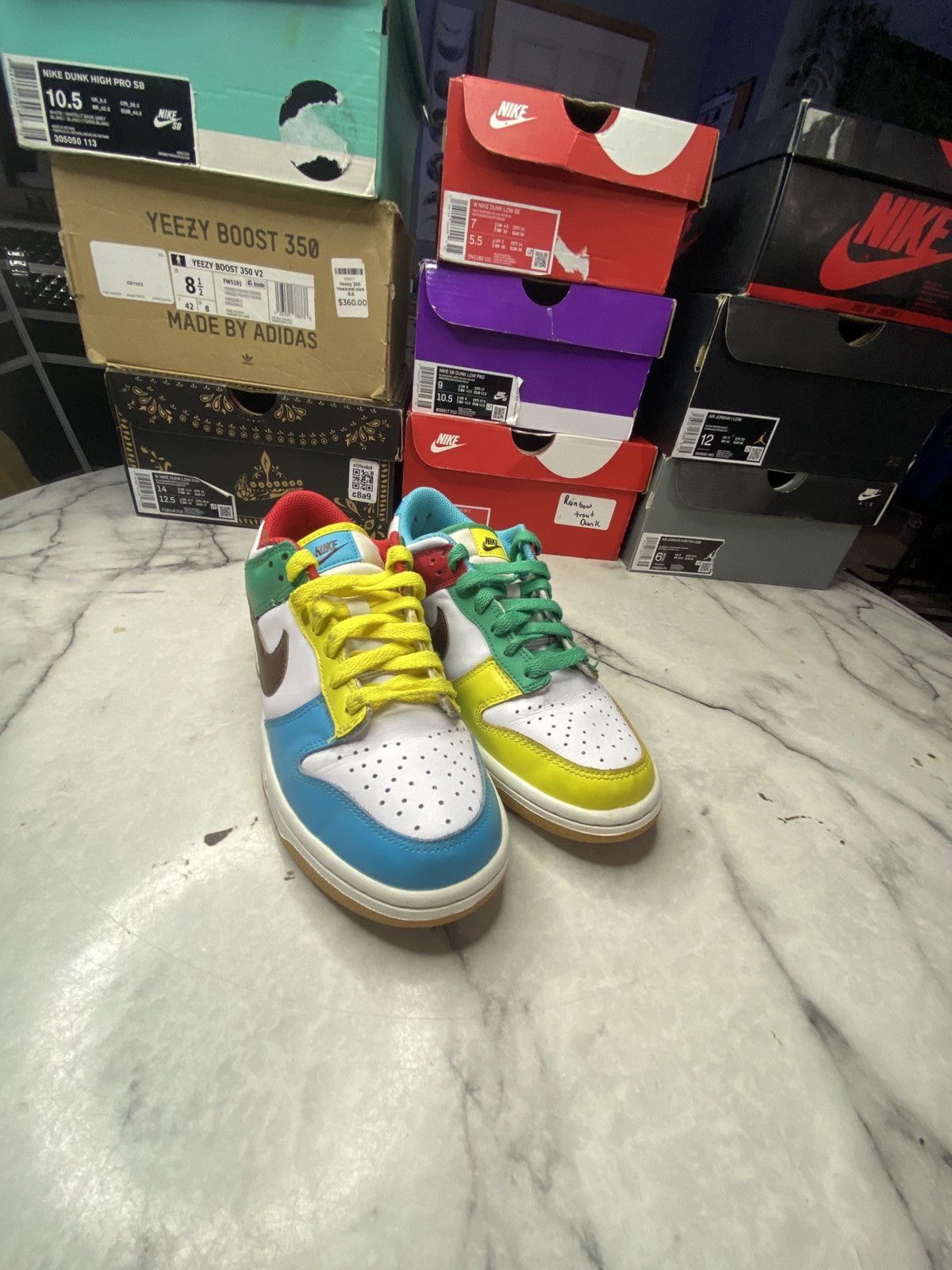 Nike Dunk low Free 99 White Size US 7 / IT 37 - 6 Thumbnail