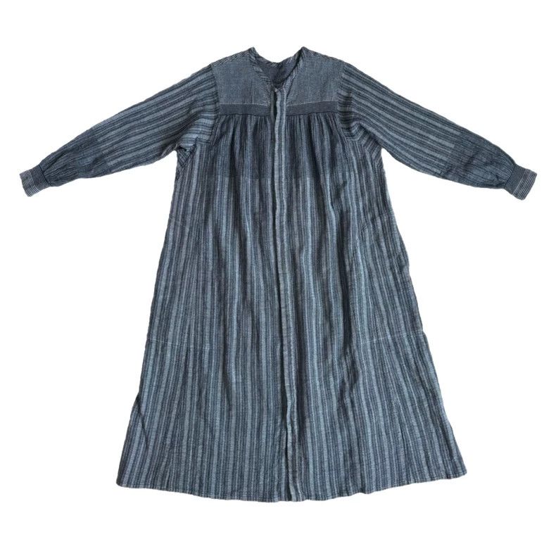 Issey Miyake issey miyake Cotton and linen striped dress 2506-Nextarrow Size M / US 6-8 / IT 42-44 - 5 Thumbnail
