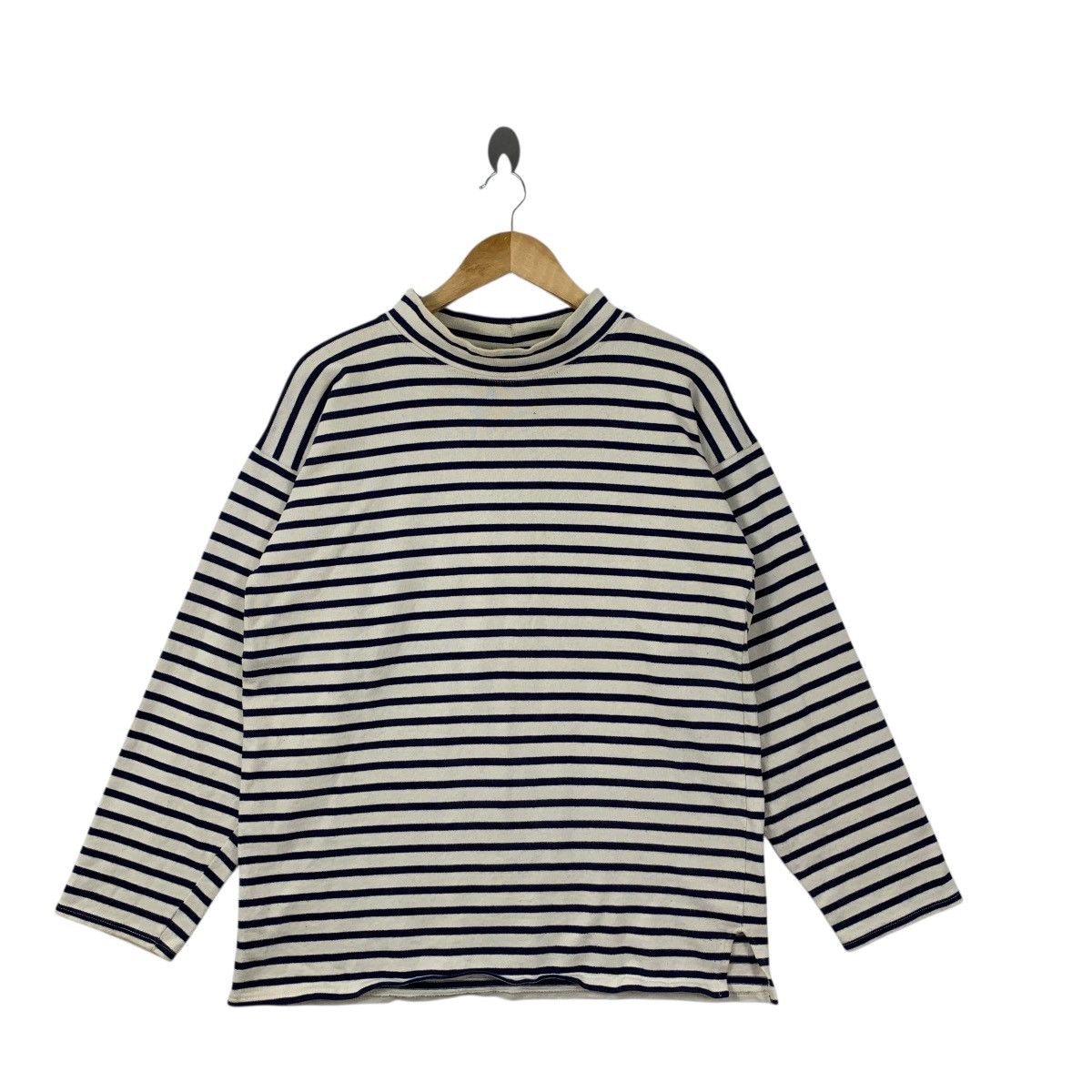 Saint James Vintage SAINT JAMES TRICOTS Made In France Striped Tee Shirt Size M / US 6-8 / IT 42-44 - 3 Thumbnail
