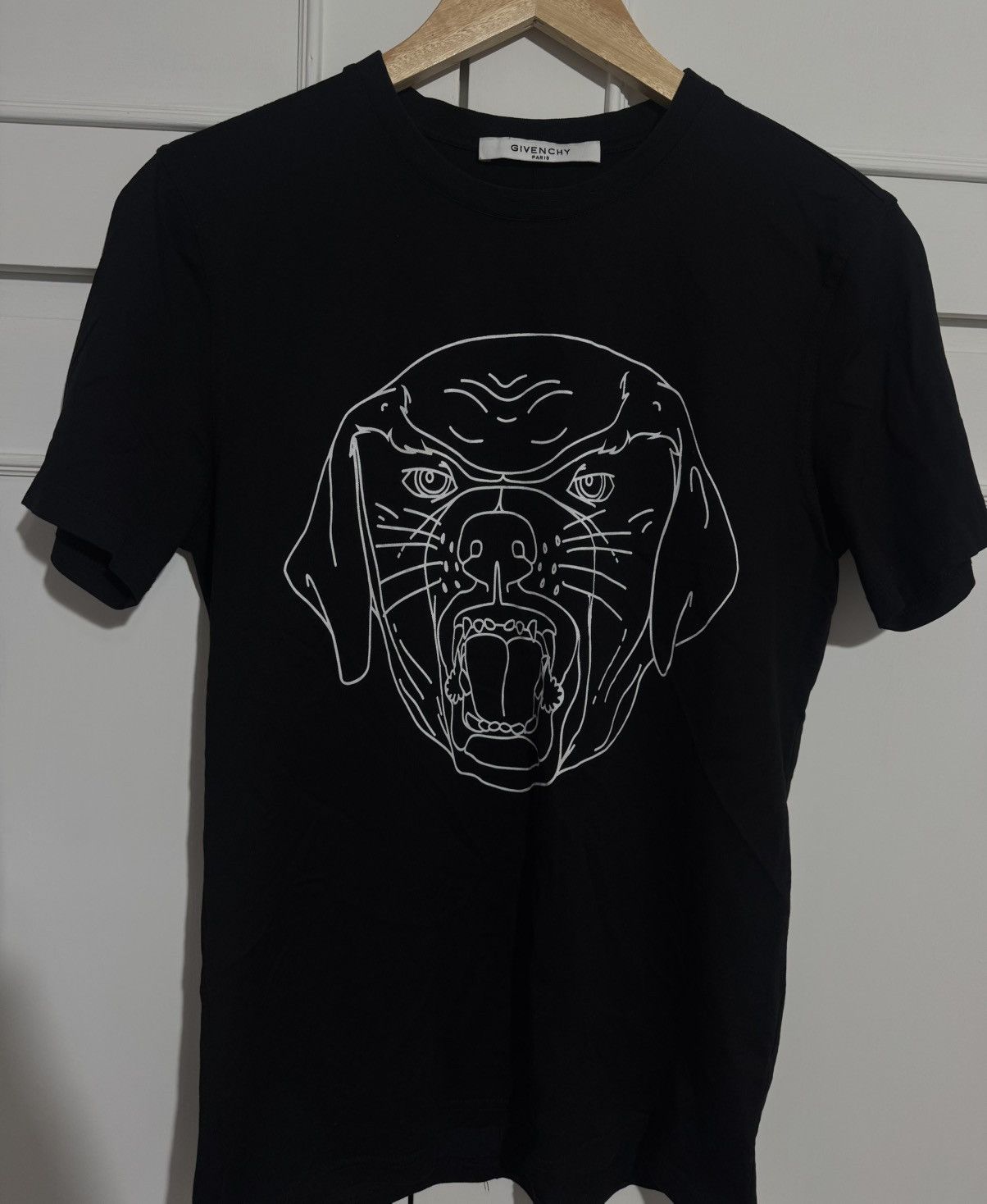 Givenchy Givenchy Dog Head T-Shirt Size US S / EU 44-46 / 1 - 1 Thumbnail