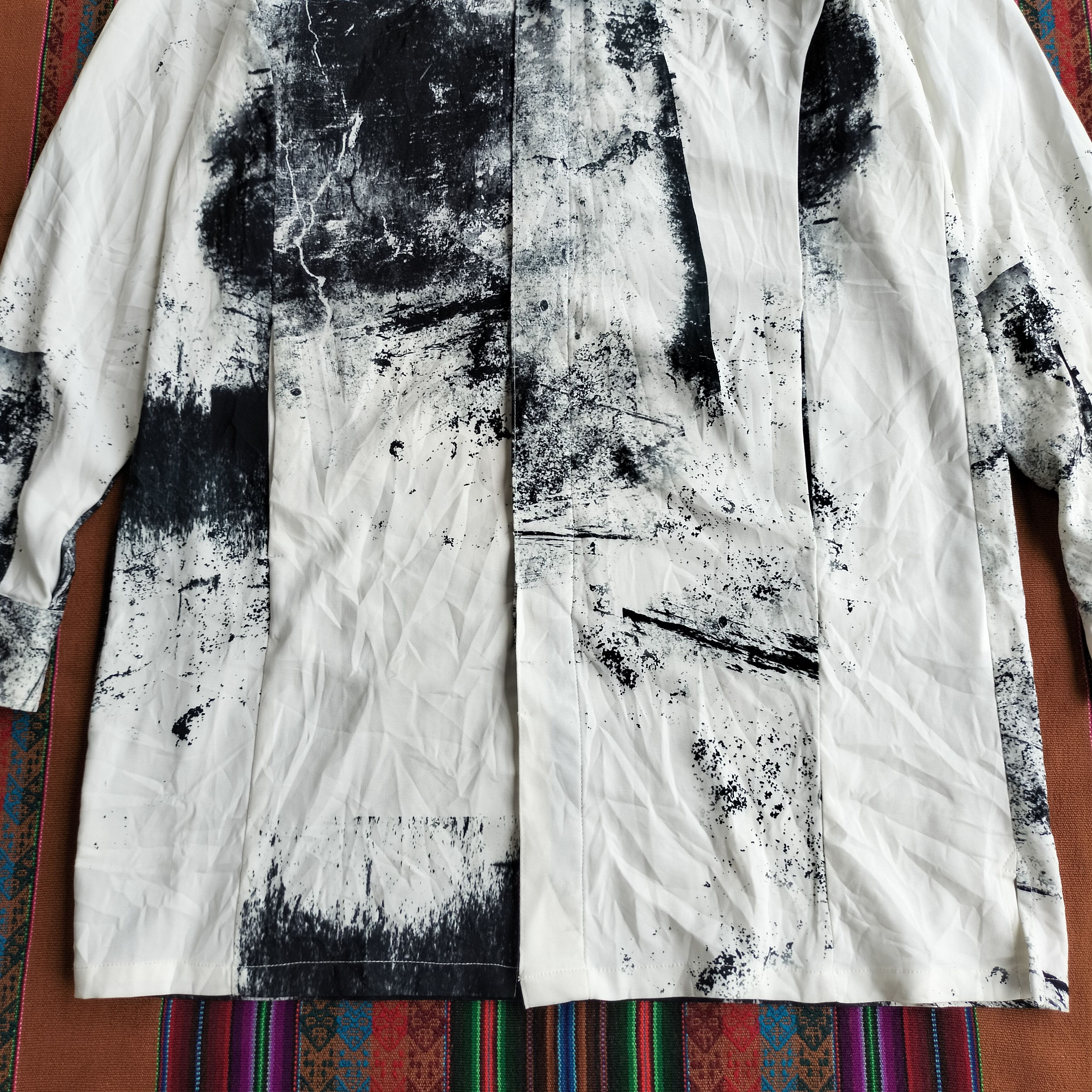 Shellac Shellac x Semantic Design monochrome long sleeve shirt Size US L / EU 52-54 / 3 - 4 Thumbnail