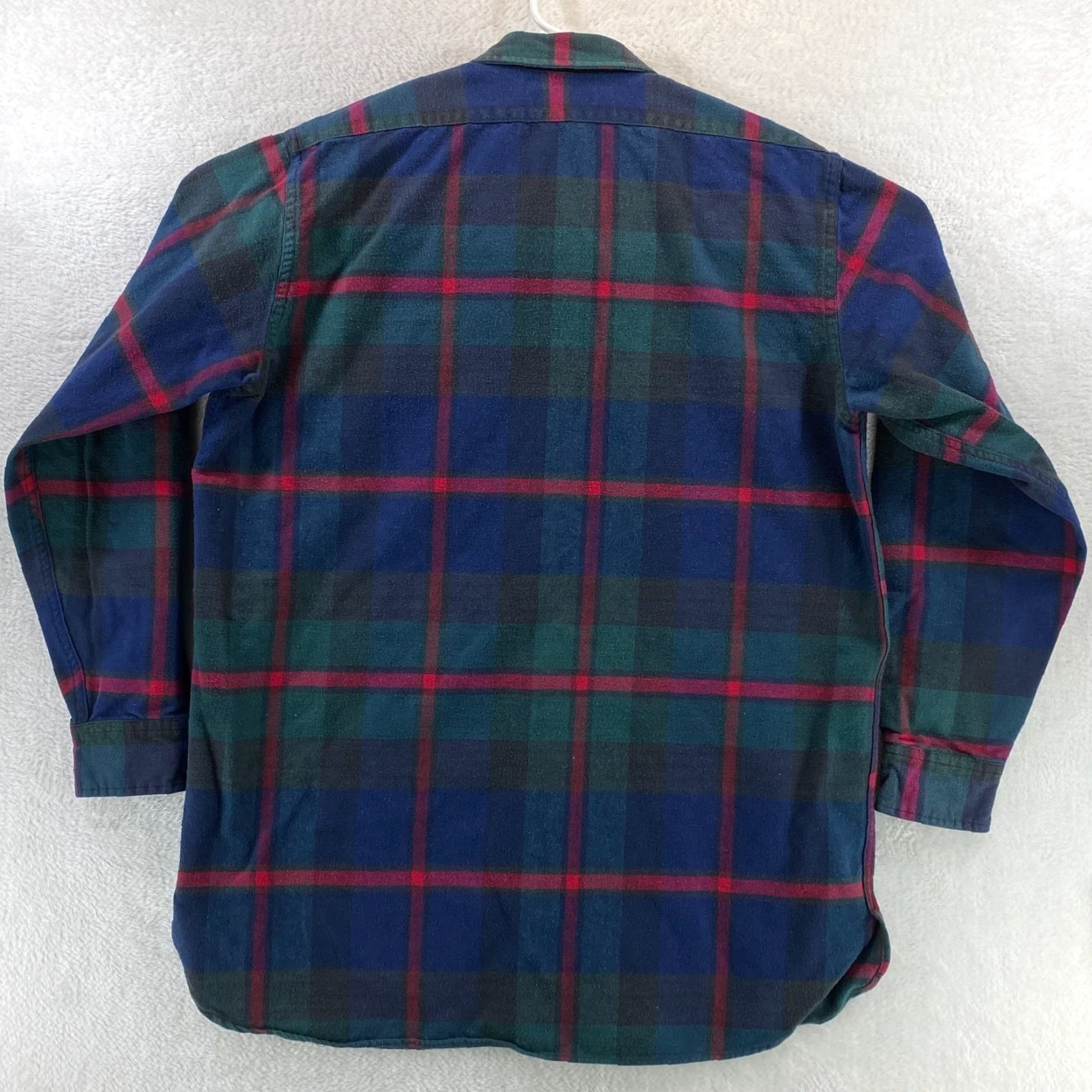 Vintage VINTAGE LL Bean Mens Large Tall Plaid Flannel Button Up Long Sleeve Shirt Cotton Size US L / EU 52-54 / 3 - 2 Thumbnail