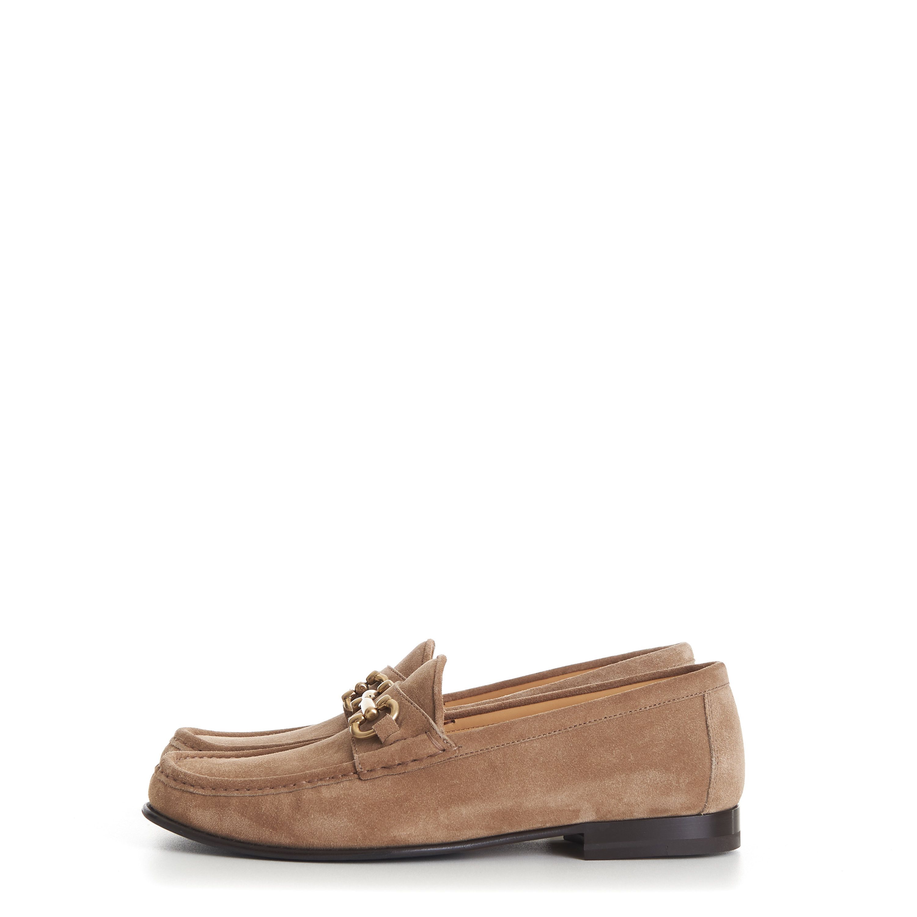 Brunello Cucinelli Brown Suede Loafers - Horse-Bit Size US 9 / EU 42 - 5 Thumbnail