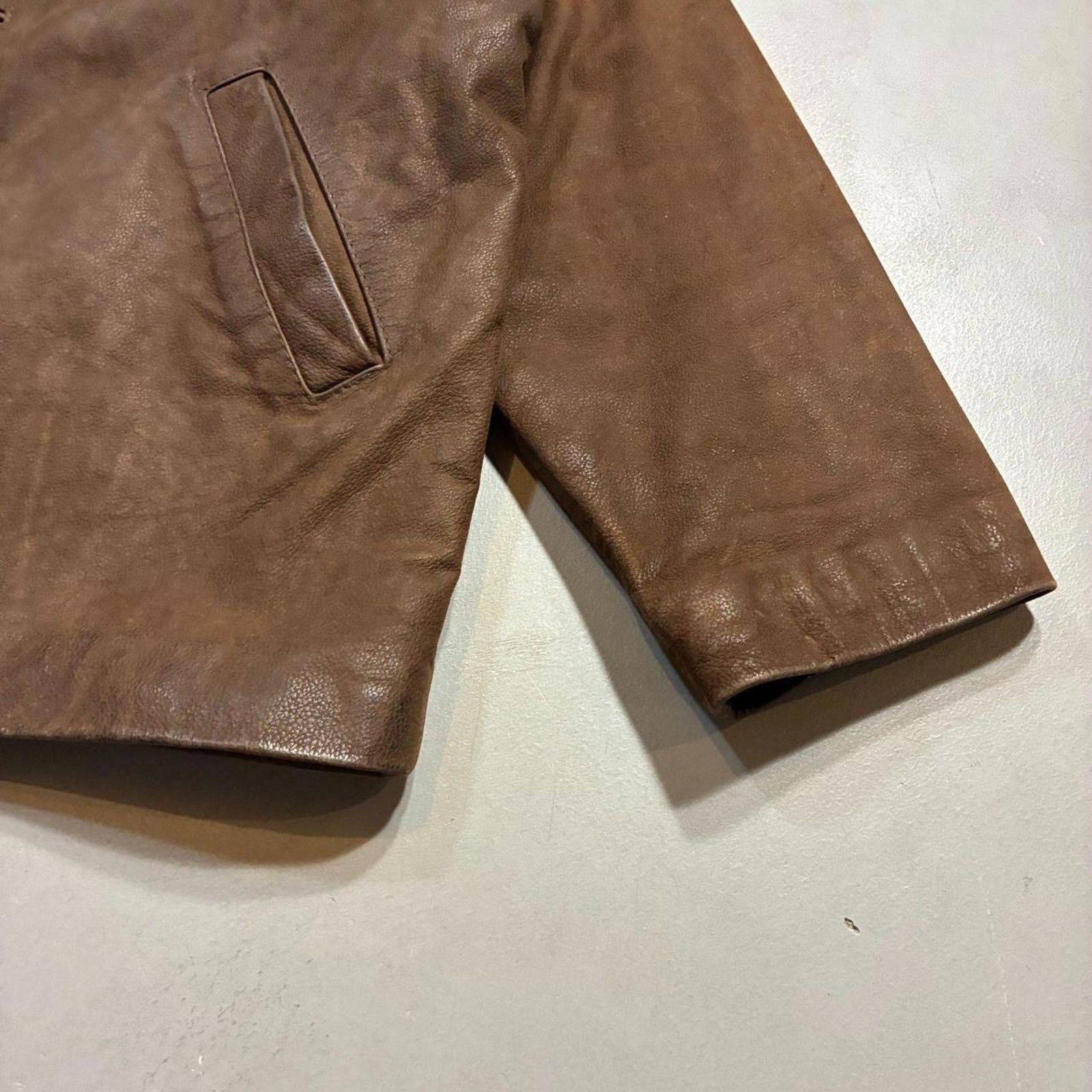 NBDN Nobrandedon Unbranded German-made Full Grain Nubuck Leather Jacket Size US M / EU 48-50 / 2 - 4 Thumbnail