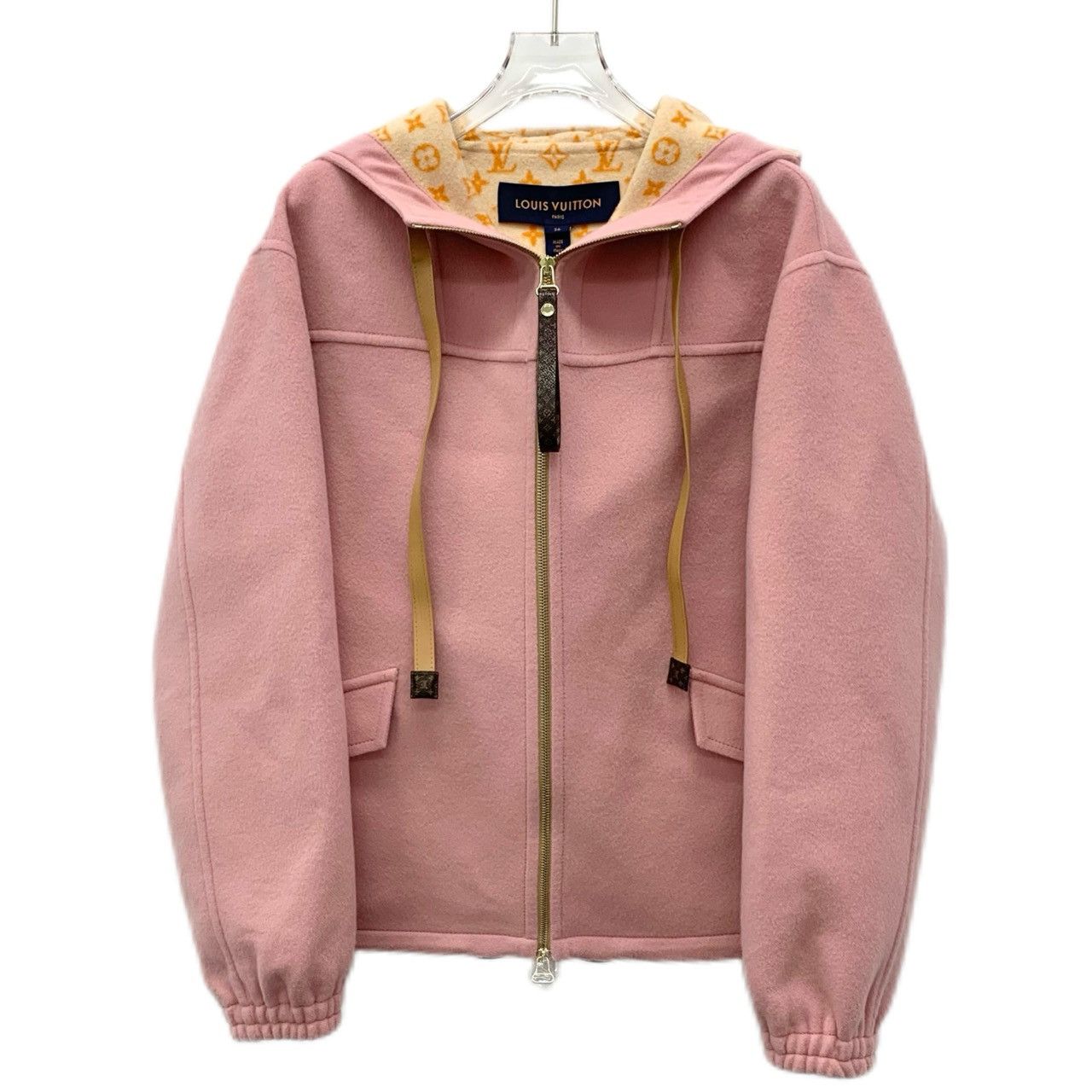 Louis Vuitton Monogram Wool Hooded Coat (Size 36/XS)