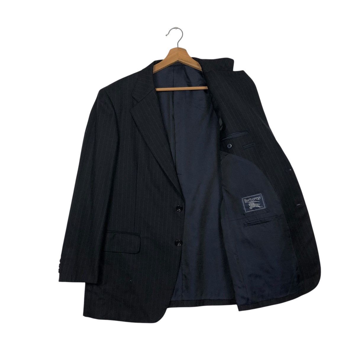 Burberry 📌Vintage Burberrys Casual Coats Striped Double Breast Size US M / EU 48-50 / 2 - 12 Thumbnail