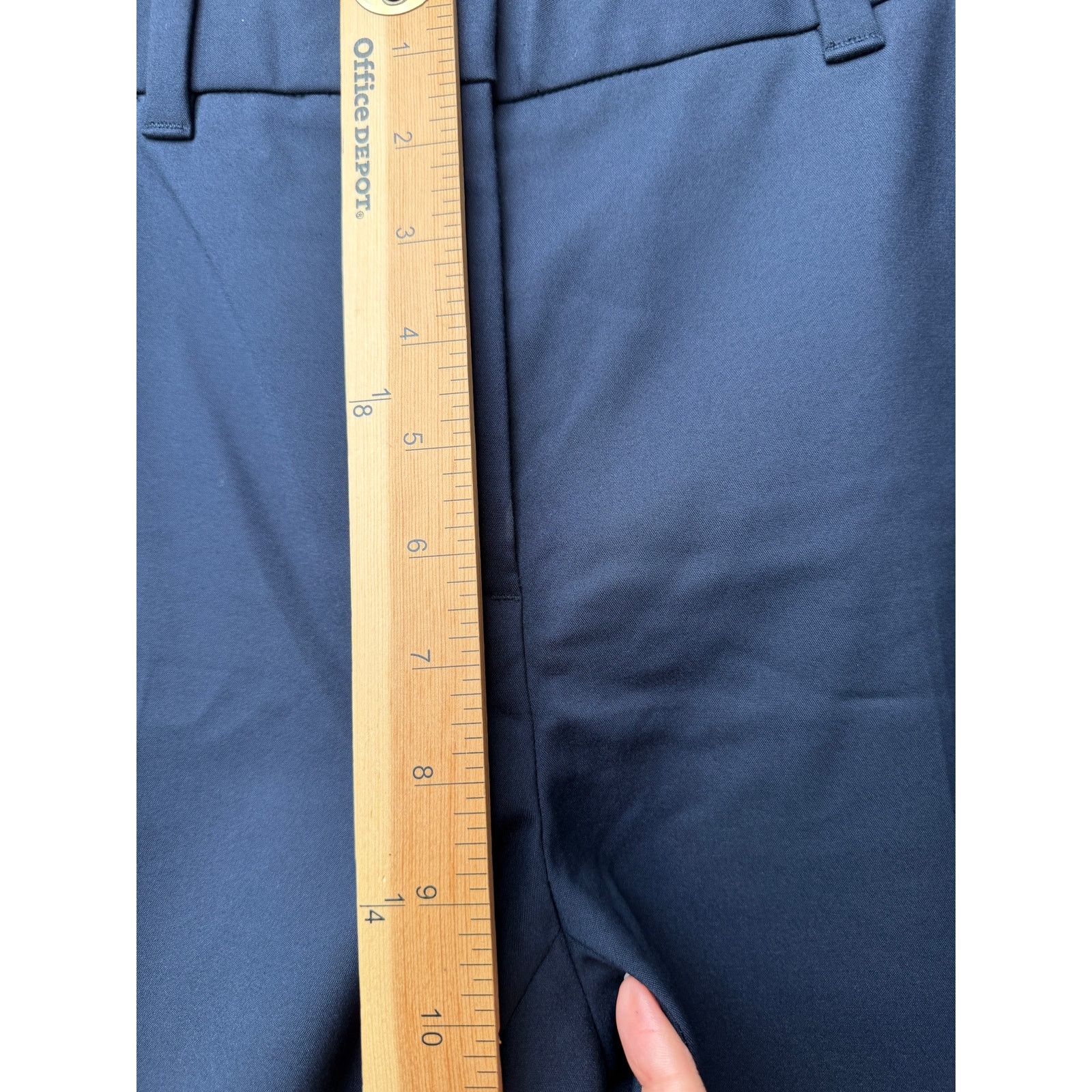 3.1 Phillip Lim 3.1 Phillip Lim Navy Blue Cropped Front Zip Trouser Pants 2 Size 26" / US 2 / IT 38 - 10 Thumbnail