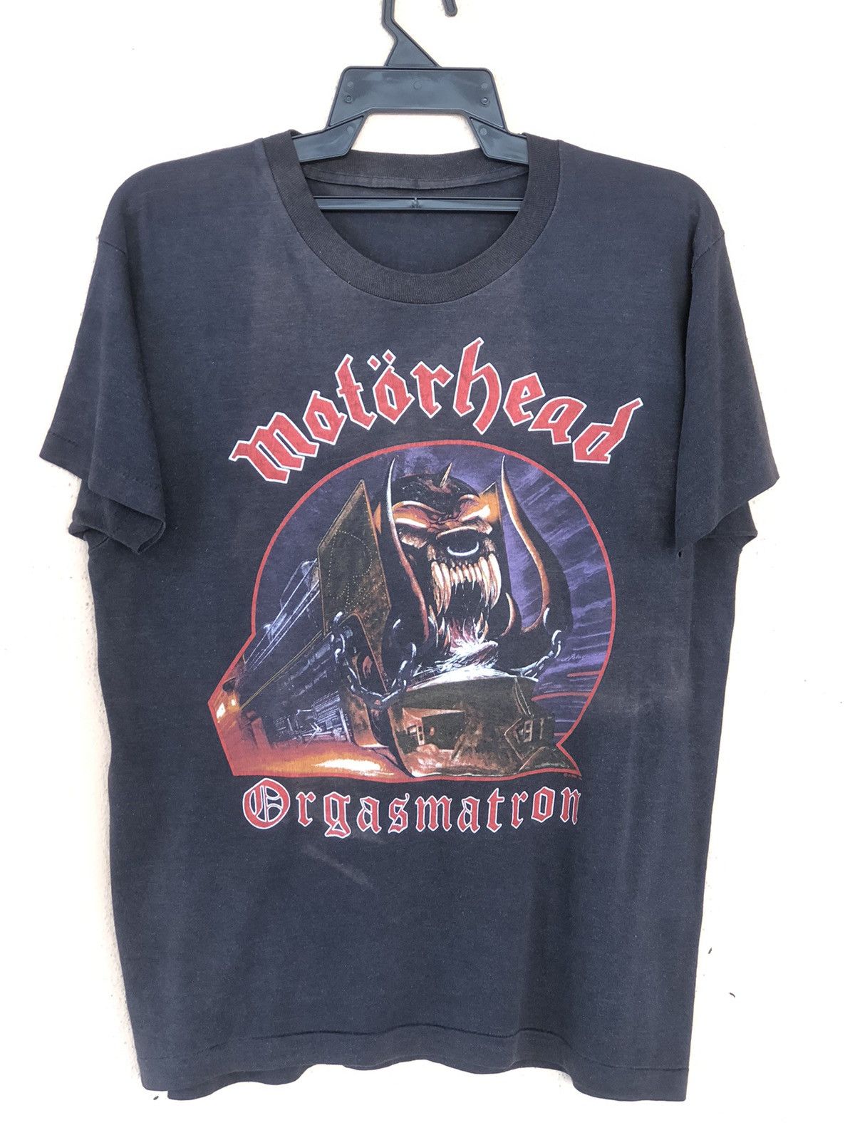 Vintage 80s MOTORHEAD orgasmatron Band Tee