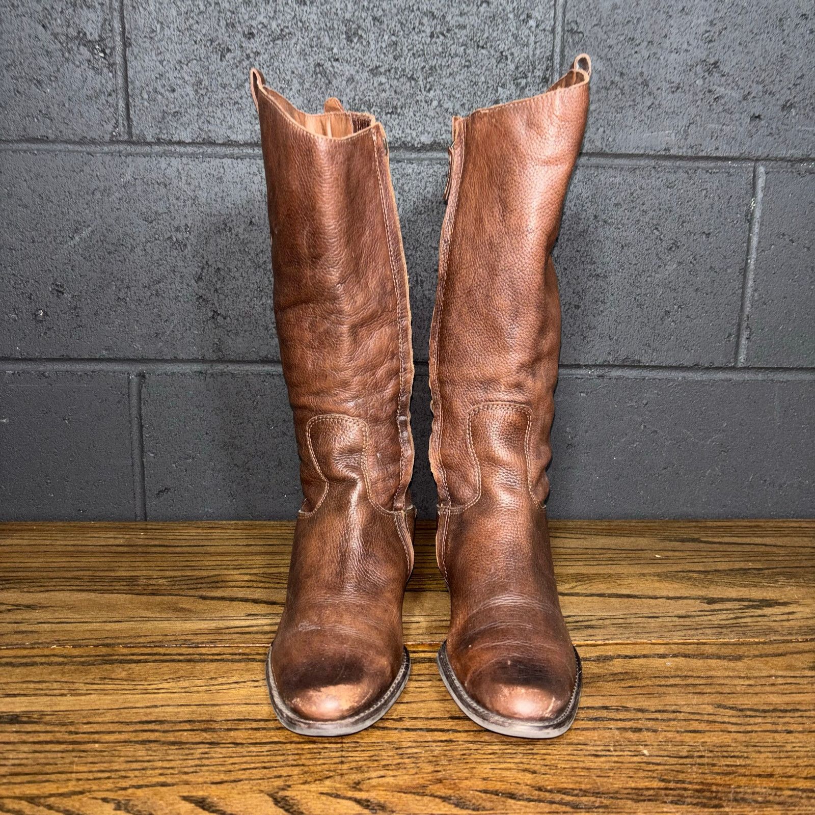Matisse Matisse Women’s 9.5 Brown Leather Knee-High Riding Boots Size US 9.5 / IT 39.5 - 5 Thumbnail