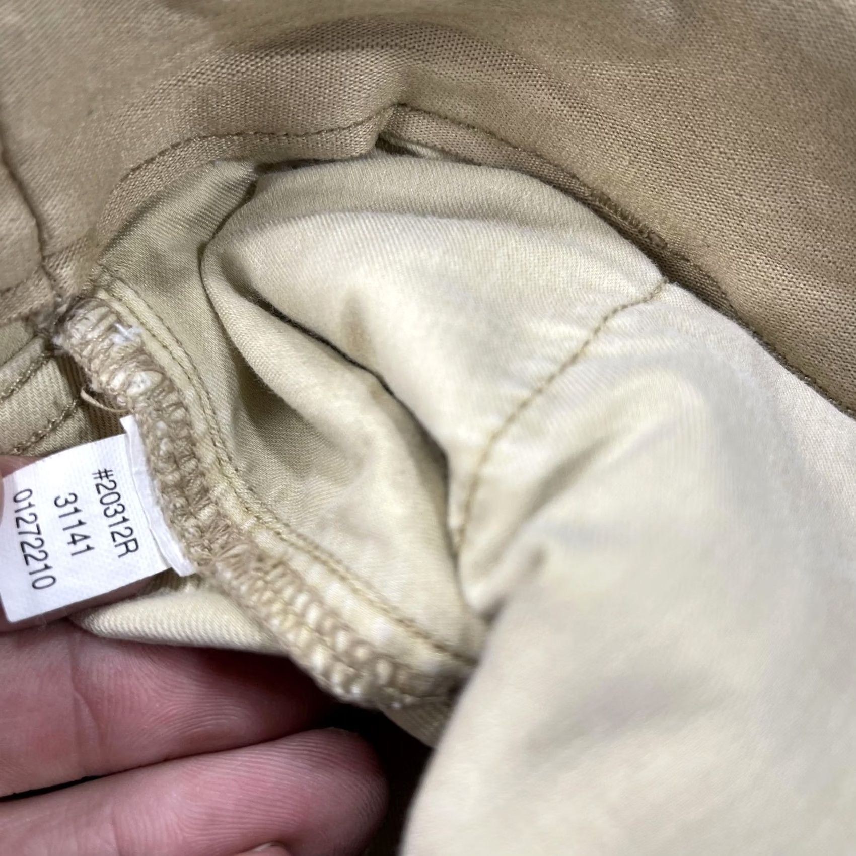 Spanx Spanx Pants Womens Small Beige Cropped Wide Leg Twill Pockets Relaxed Size 28" / US 6 / IT 42 - 6 Thumbnail