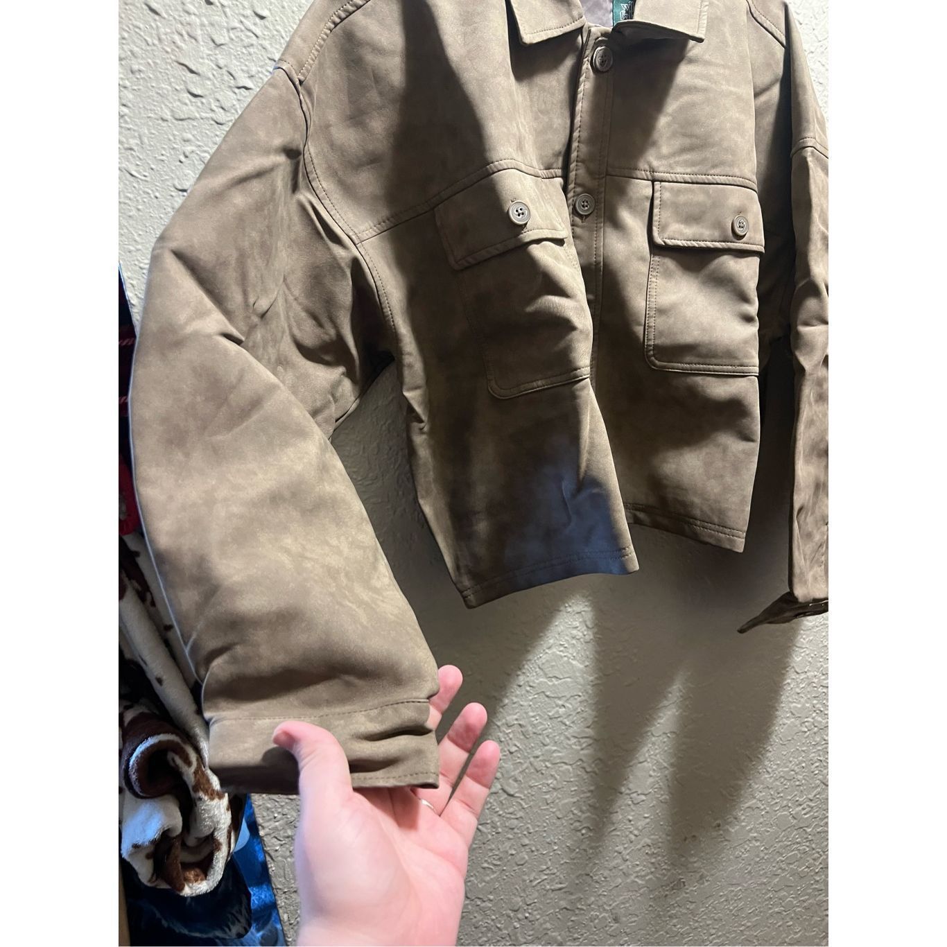 Other Wild Fable Light Brown Jacket Woman’s Size XXL NEW Size XXL / US 16-18 / IT 52-54 - 3 Thumbnail