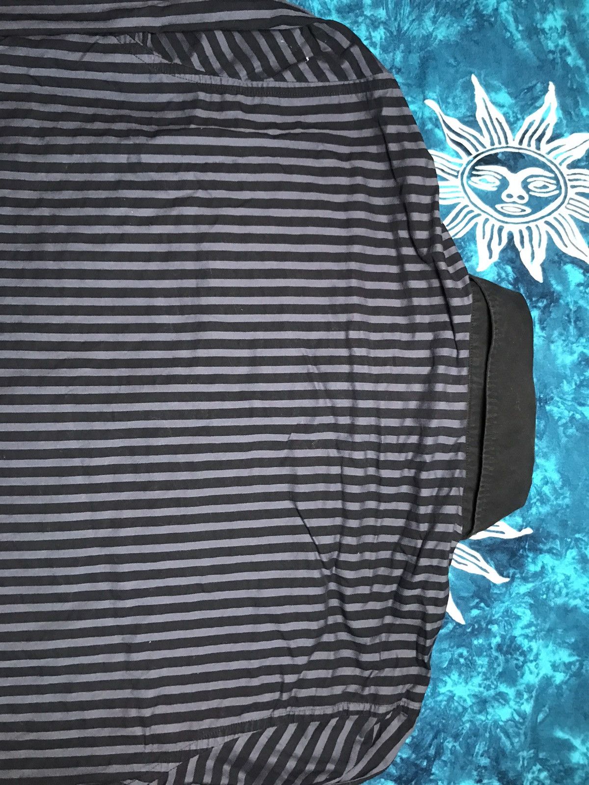 Versace Vintage Versace Stripe Button Up Medusa Shirt Cufflinks Size US M / EU 48-50 / 2 - 17 Thumbnail