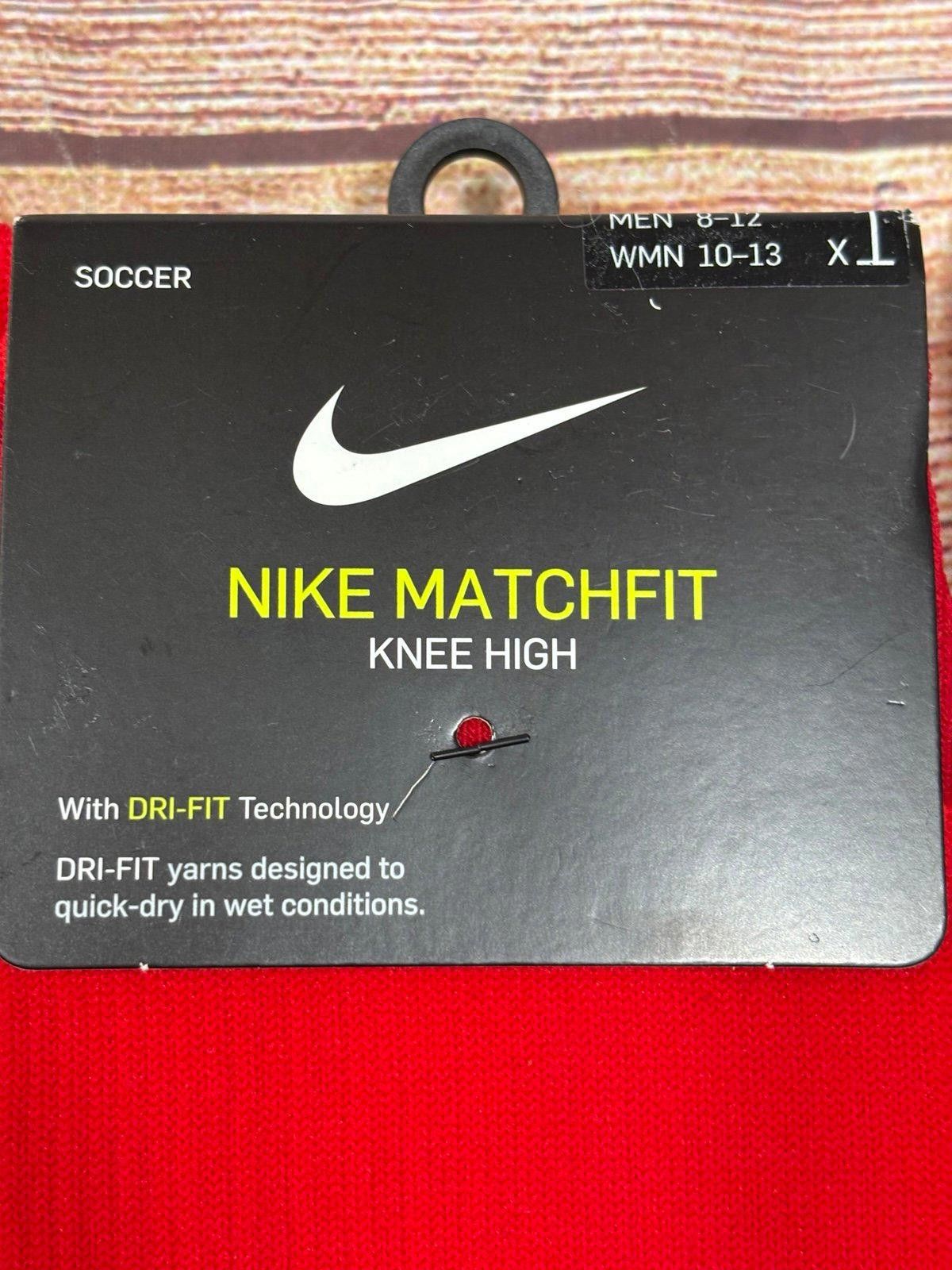 Nike Nike Matchfit Knee High Soccer Socks NWT 2 Pair Size ONE SIZE - 3 Thumbnail