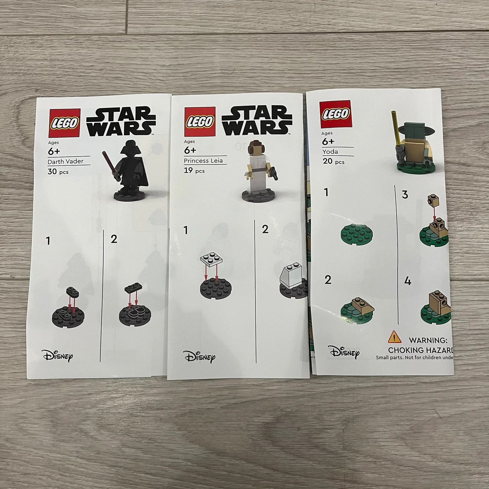 LEGO LEGO Star Wars Trio M&T (Darth Vader, Princess Leia, Yoda) Size ONE SIZE - 6 Thumbnail