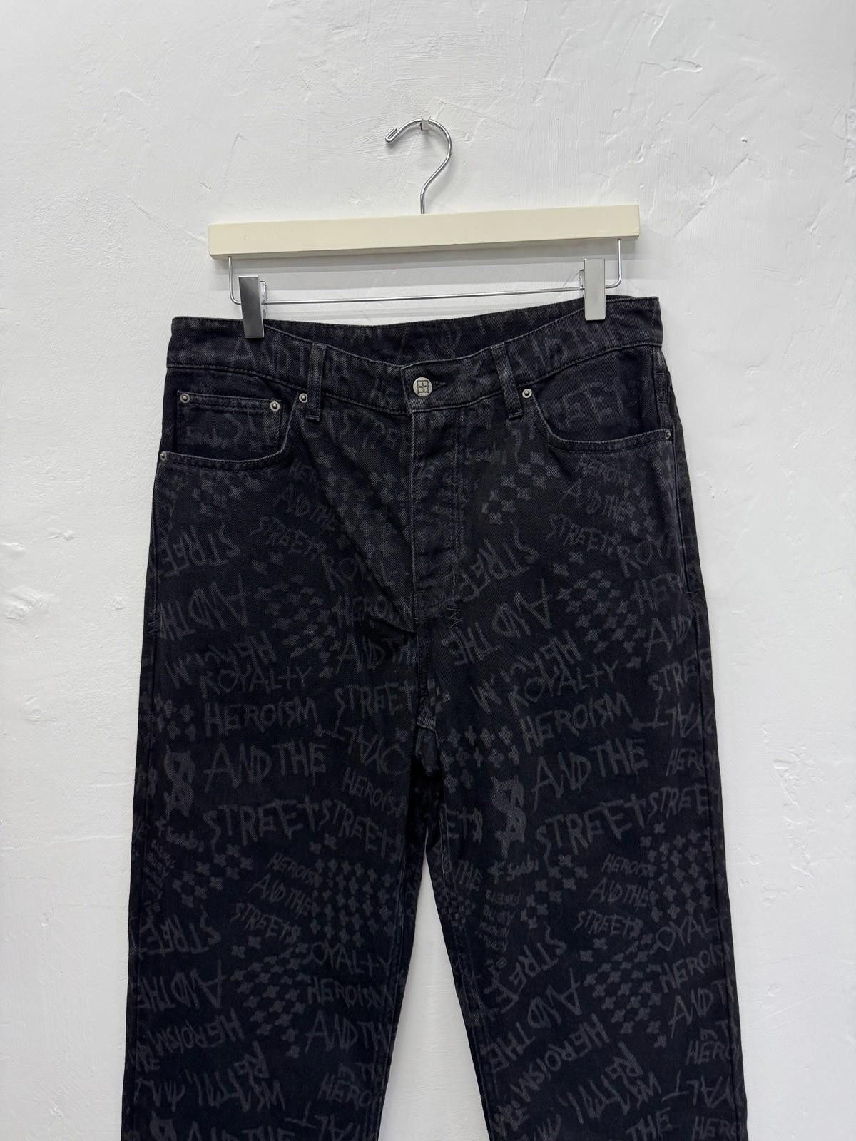 Ksubi new Ksubi mens denim jeans anti k black heroism print 32 Size US 32 / EU 48 - 2 Thumbnail