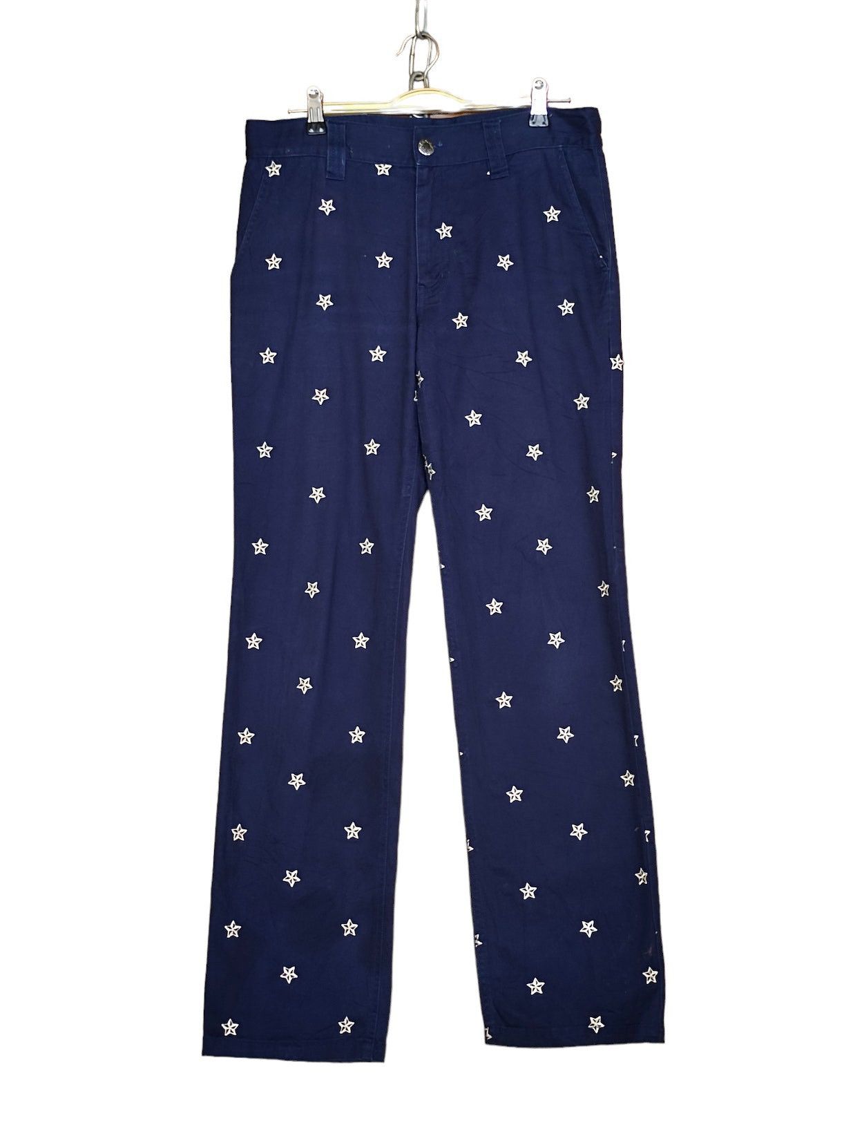 Hysteric Glamour Japan DIABLOS Embroidered Stars Chinos Pants Size US 32 / EU 48 - 1 Thumbnail