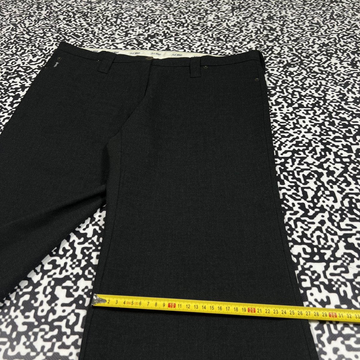 Armani Vintage Y2K Armani Jeans Luxury Flared Wide Classic Pants Size 29" - 21 Thumbnail