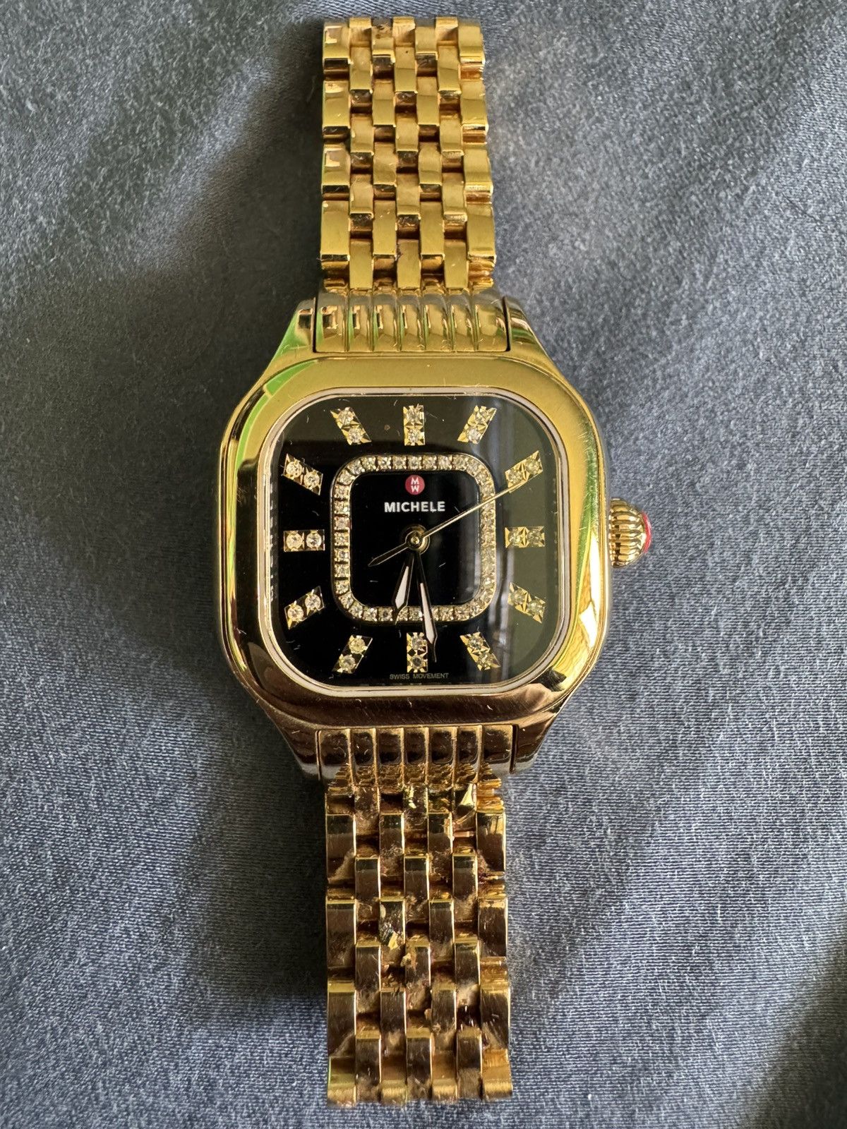 Other Michele Watch with Diamonds and Mother of Pearl face Size ONE SIZE - 5 Thumbnail