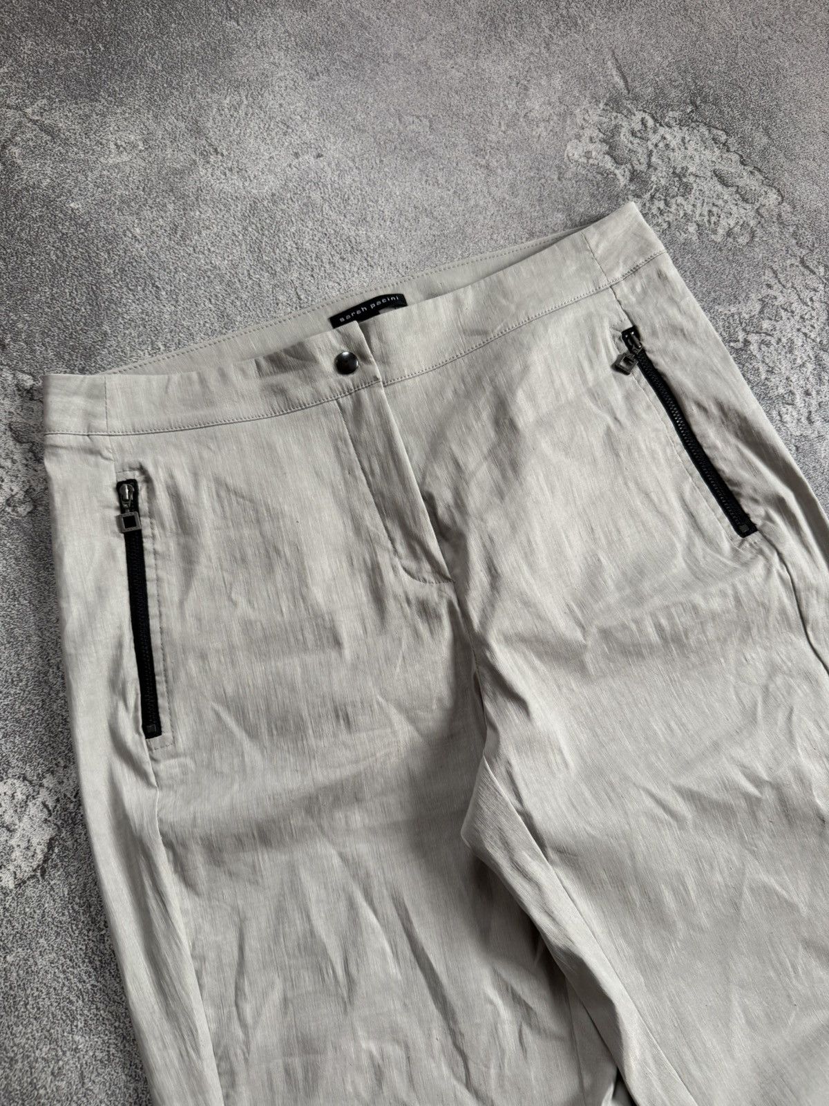 Sarah Pacini Sarah Pacini 2size pants trousers chinos avantgarde flared Size 26" / US 2 / IT 38 - 3 Thumbnail