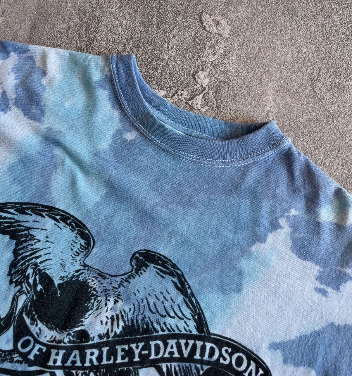 Band Tees Vintage Harley Davidson Tie Dye Single Stitch Men’s Shirt Size US M / EU 48-50 / 2 - 4 Thumbnail
