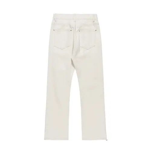 Jean zipper flared jeans Size US 28 / EU 44 - 6 Thumbnail