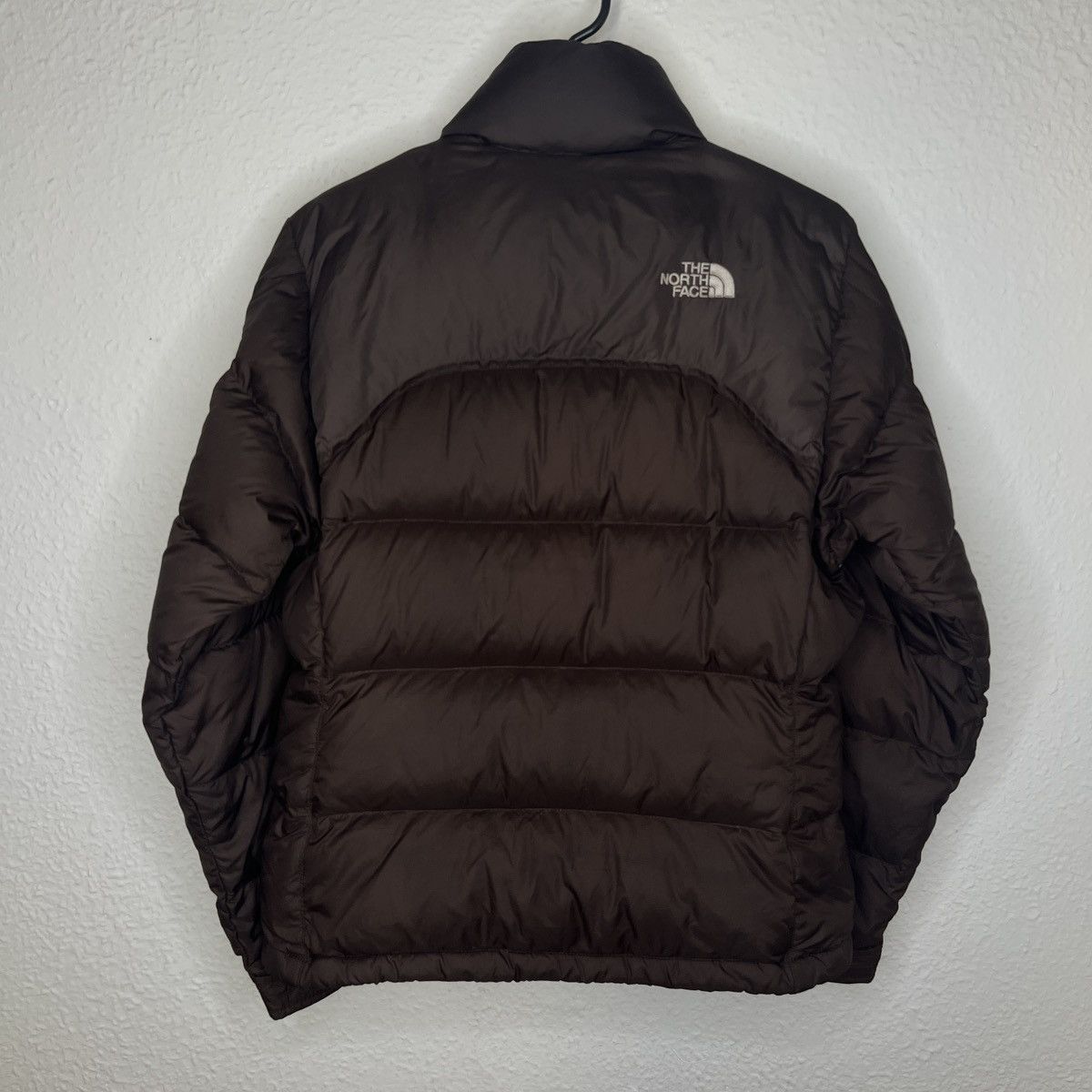 The North Face × Vintage The North Face Nuptse 700 Down Jacket Brown Retro Y2K Drill Size XS / US 0-2 / IT 36-38 - 8 Thumbnail