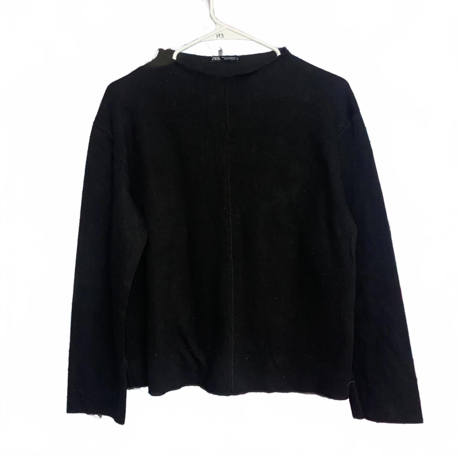 Zara Zara Black Pullover Sweater M Size M / US 6-8 / IT 42-44 - 1 Thumbnail