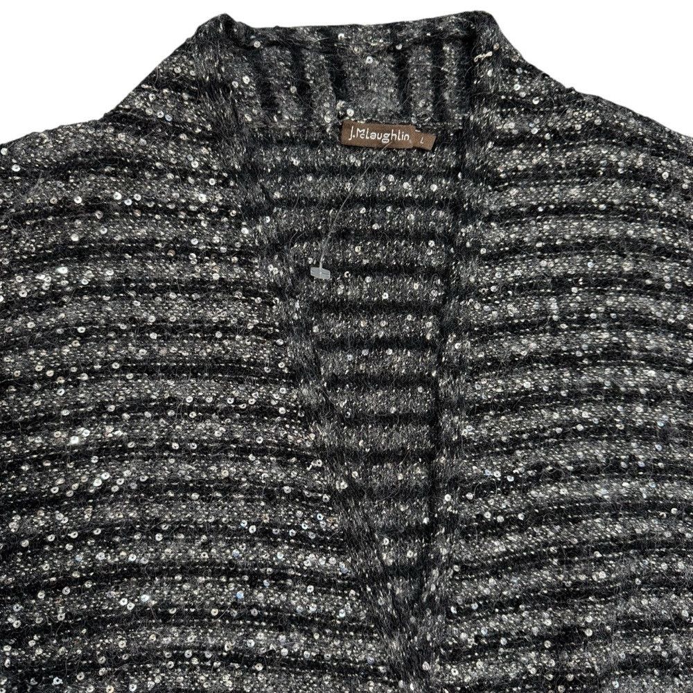 J.McLaughlin New J.McLaughlin Gretta Glitter Merino Wool Blend Sweater S Size L / US 10 / IT 46 - 6 Thumbnail