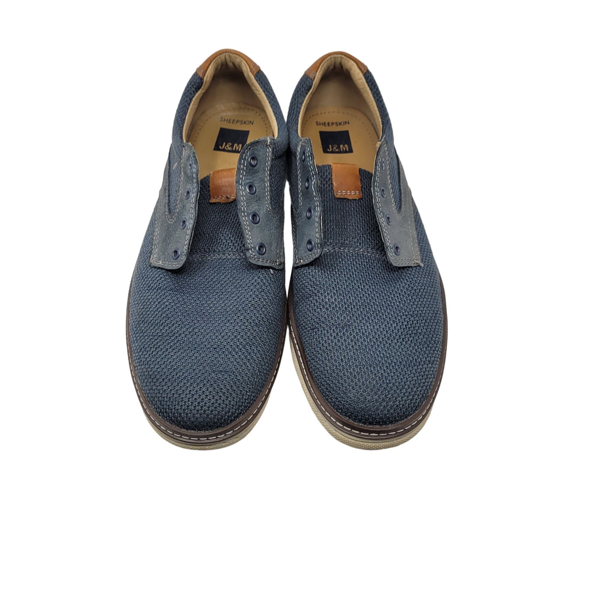 Johnston & Murphy Johnston & Murphy Sheepskin Mens Knit Saddle Sneakers Shoes Size US 10 / EU 43 - 2 Thumbnail