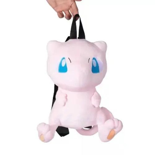 image of Cute Pokemon Mew Kawaii Japanese Style Plush Bag in Pink, Men's